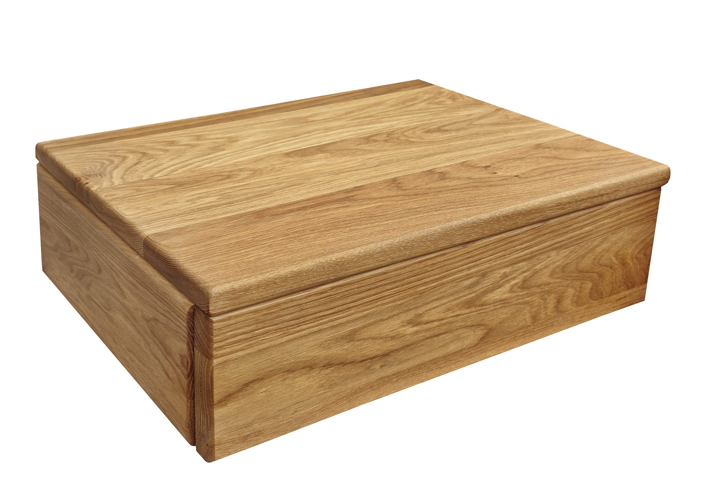 ERST-HOLZ Nachtkommode Bettablage Nachttisch schwebend 45x34x15 cm Eiche geölt, 90.20-K47 Schwebende NachtkommodeEiche massiv geölt45x34x15 cm