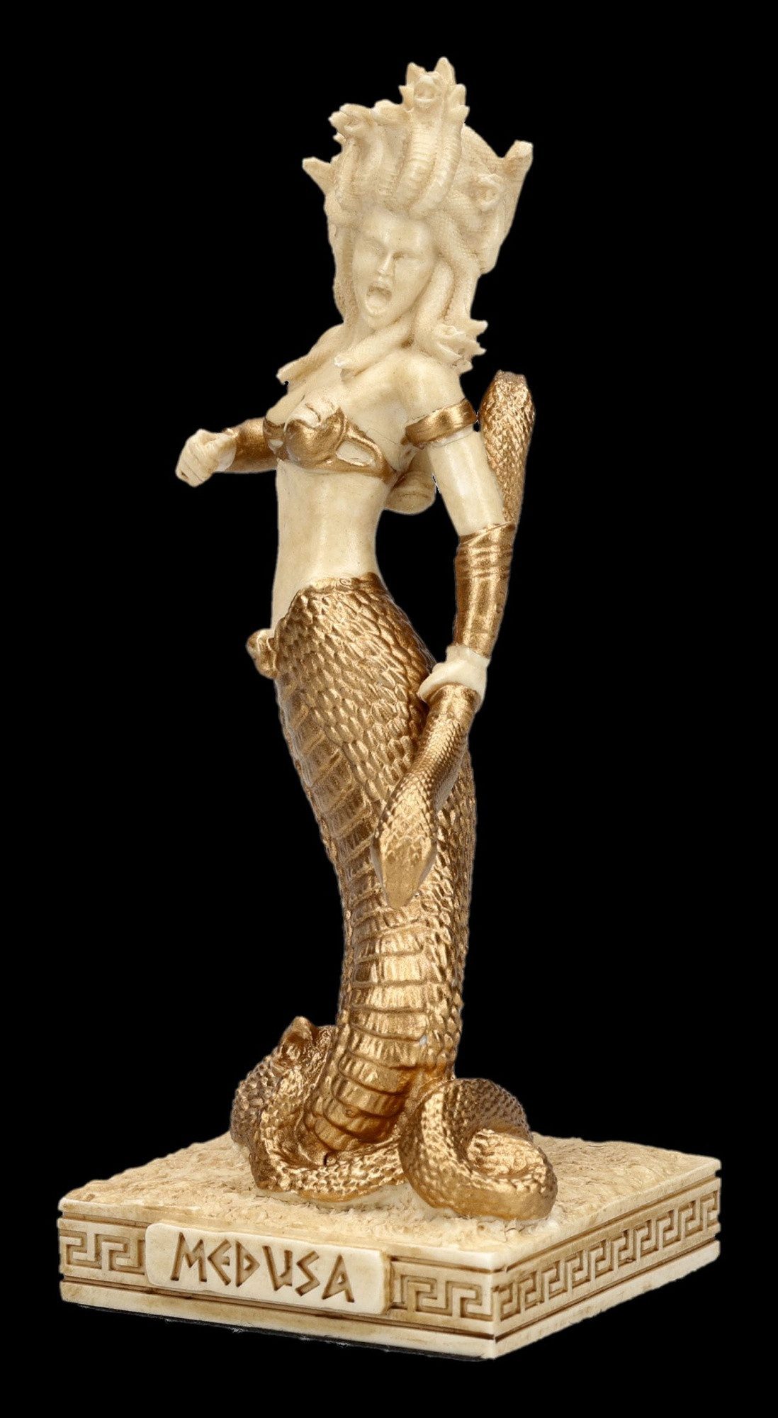 Figuren Shop GmbH Dekofigur Medusa Figur – Griechische Mythologie Miniatur Statue 9 cm Dekofigur