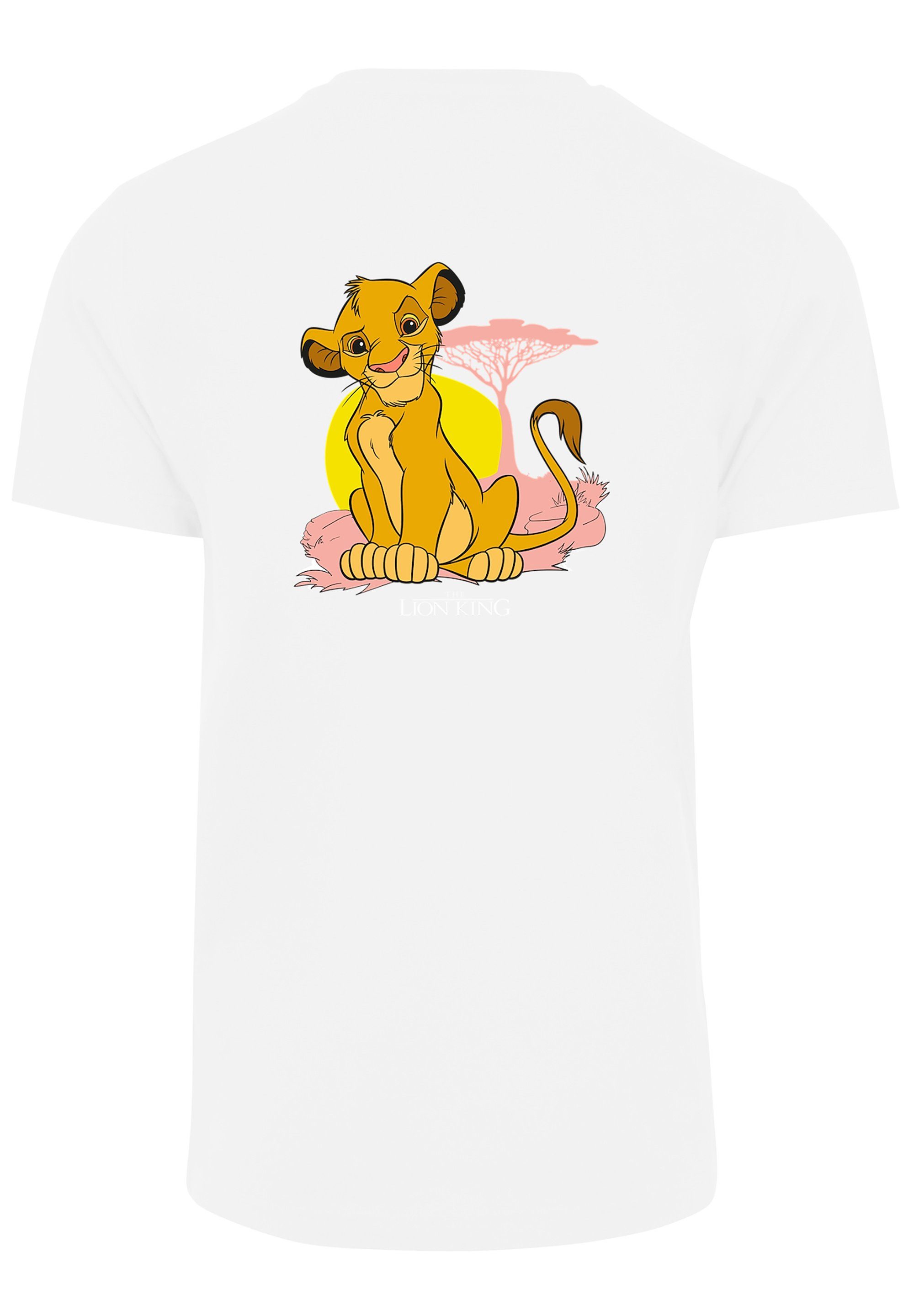 F4NT4STIC T-Shirt Disney König der Löwen Simba und Mufasa Print