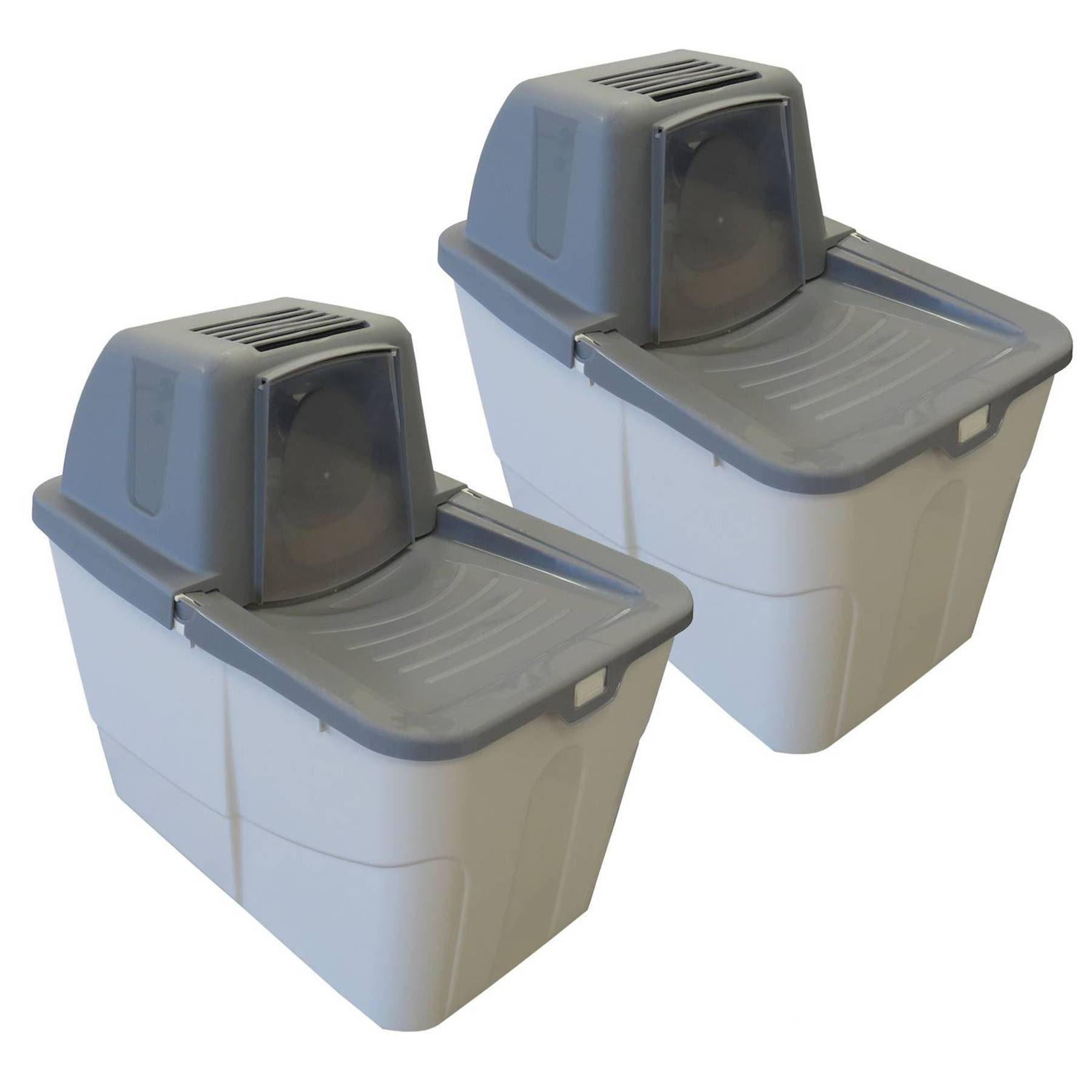 Katzentoilette 2er Sparpack Katzentoilette Sofia Close mit Einstieg von oben