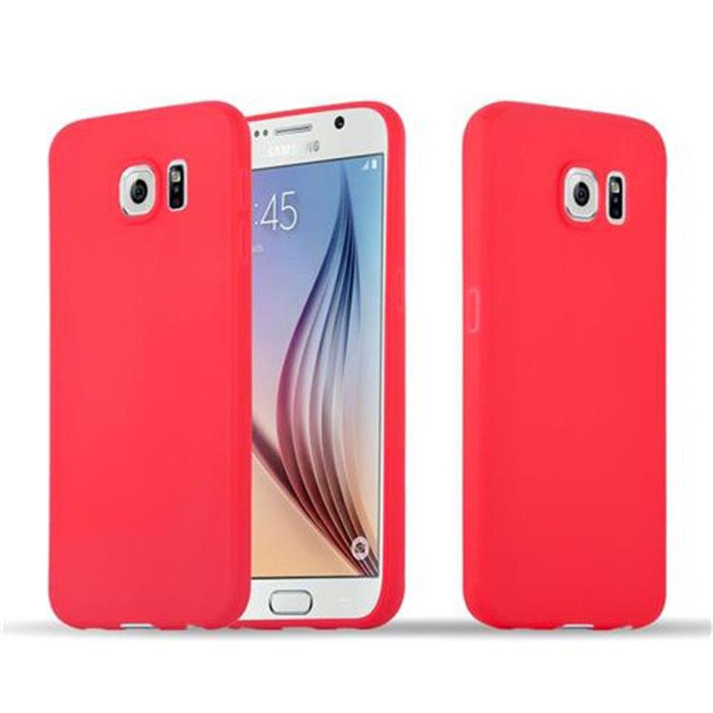 Cadorabo Handyhülle für Samsung Galaxy S6 Hülle Samsung Galaxy S6, Flexible TPU Silikon Handy Schutzhülle - Hülle - ultra slim