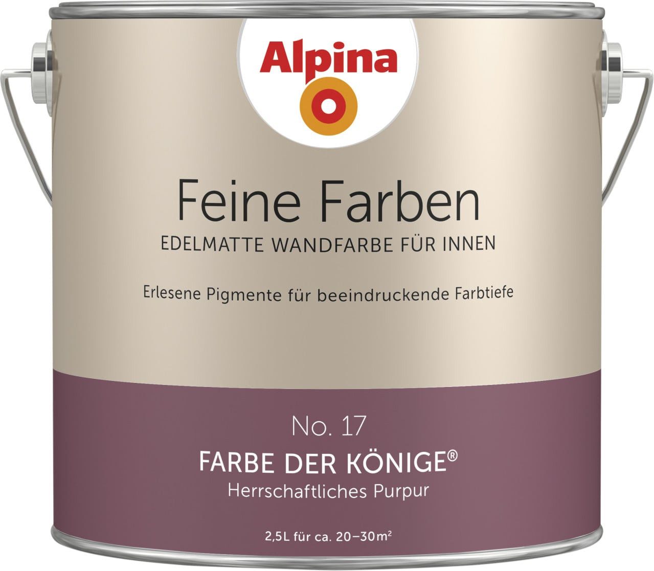 Alpina Wandfarbe Alpina Feine Farben Wandfarbe No. 17 Farbe der