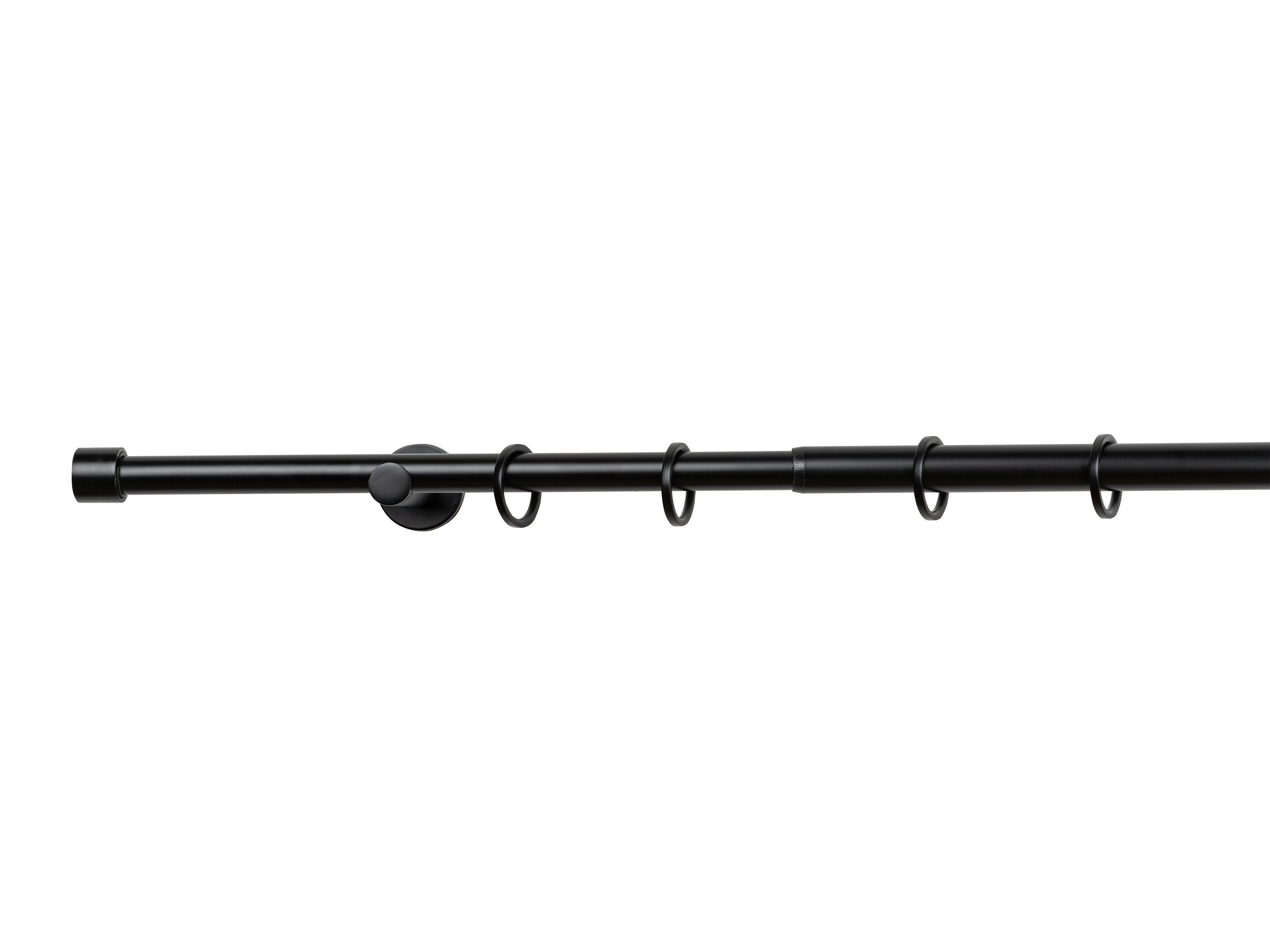 ondeco Gardinenstange Teleskopgarnitur Trendy, Ø 19 mm, 1-läufig, ausziehbar, Bohren, verschraubt