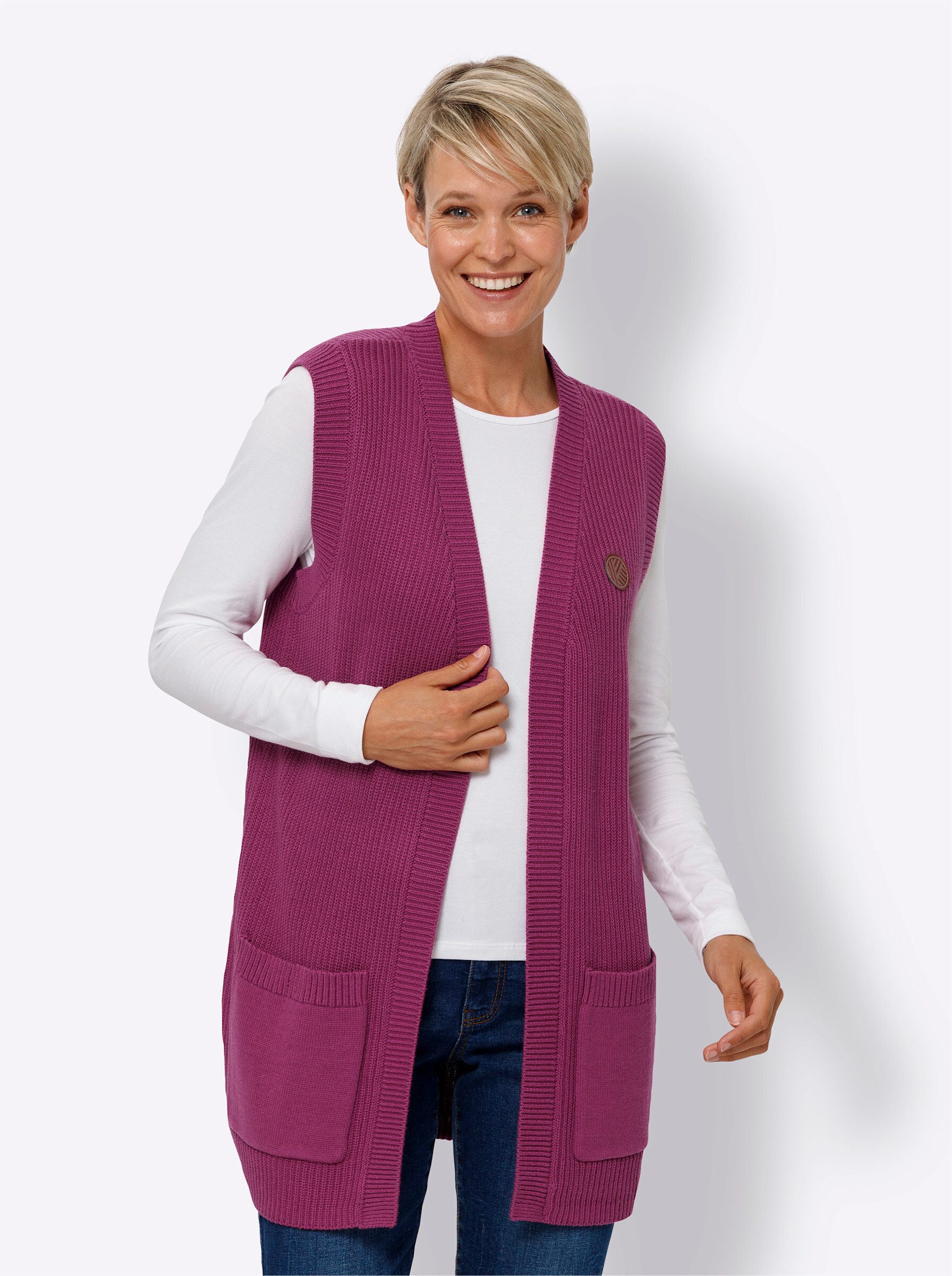 Sieh an! Strickweste Strickweste