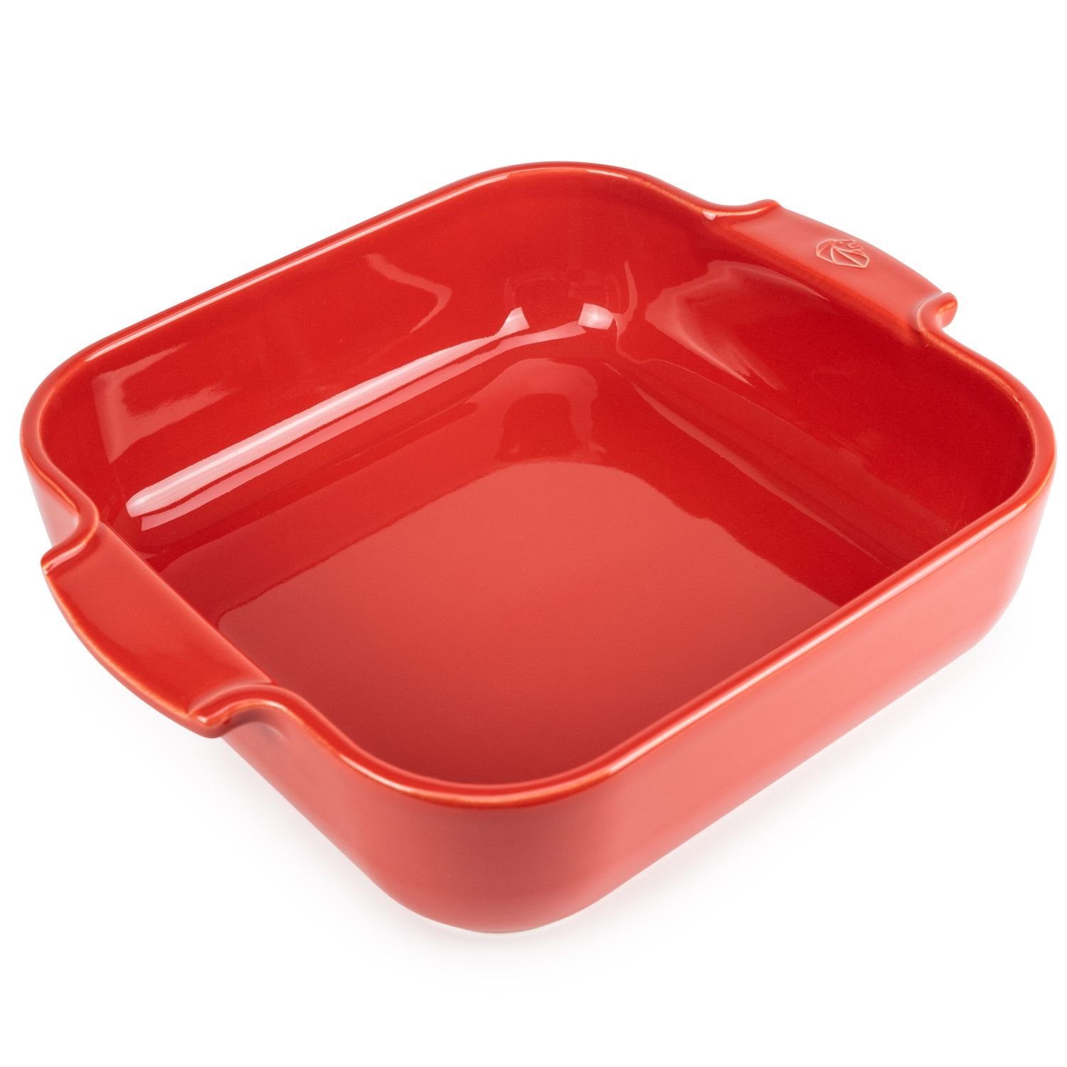 PEUGEOT Auflaufform Appolia Quadratisch 28 cm Rot, Keramik