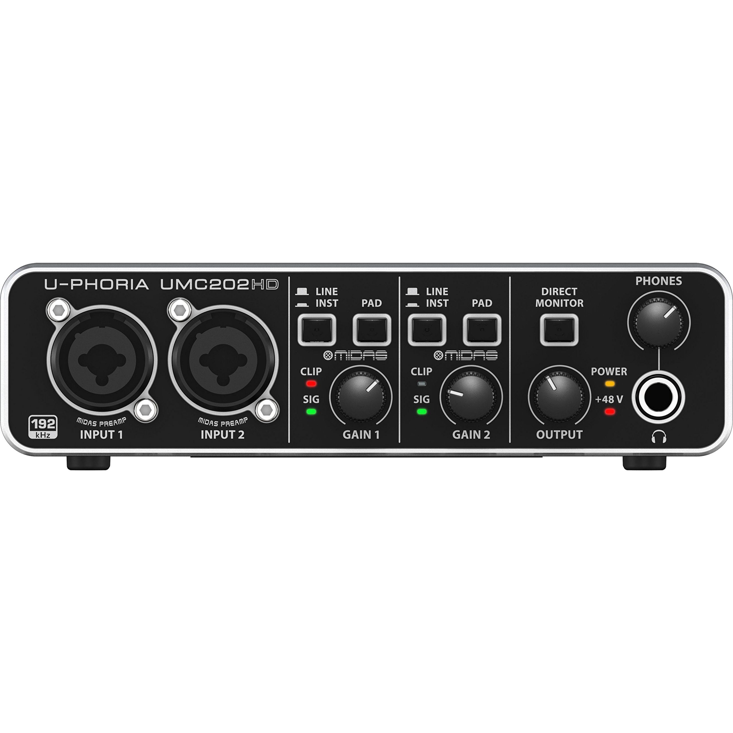 Behringer Digitales Aufnahmegerät (U-Phoria UMC202HD - USB Interface)