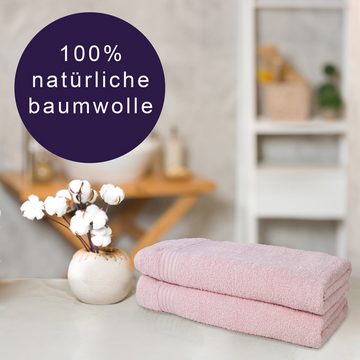 Brielle Badetücher Brielle Sauna-Set aus 100% Baumwolle - 80x200 cm, (2-St), 100% Baumwolle Saunatuch
