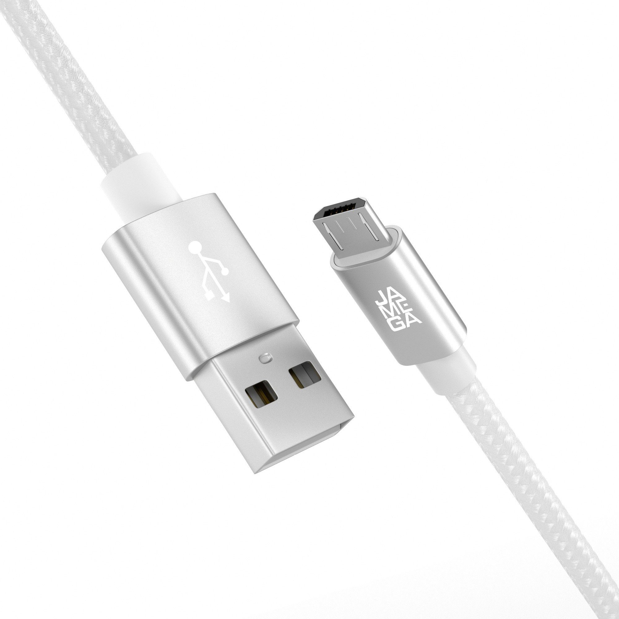 JAMEGA Micro USB Kabel Ladekabel Daten für Tablet Samsung Huawei PS4 XBOX LG USB-Kabel, USB, Micro USB, (200 cm)