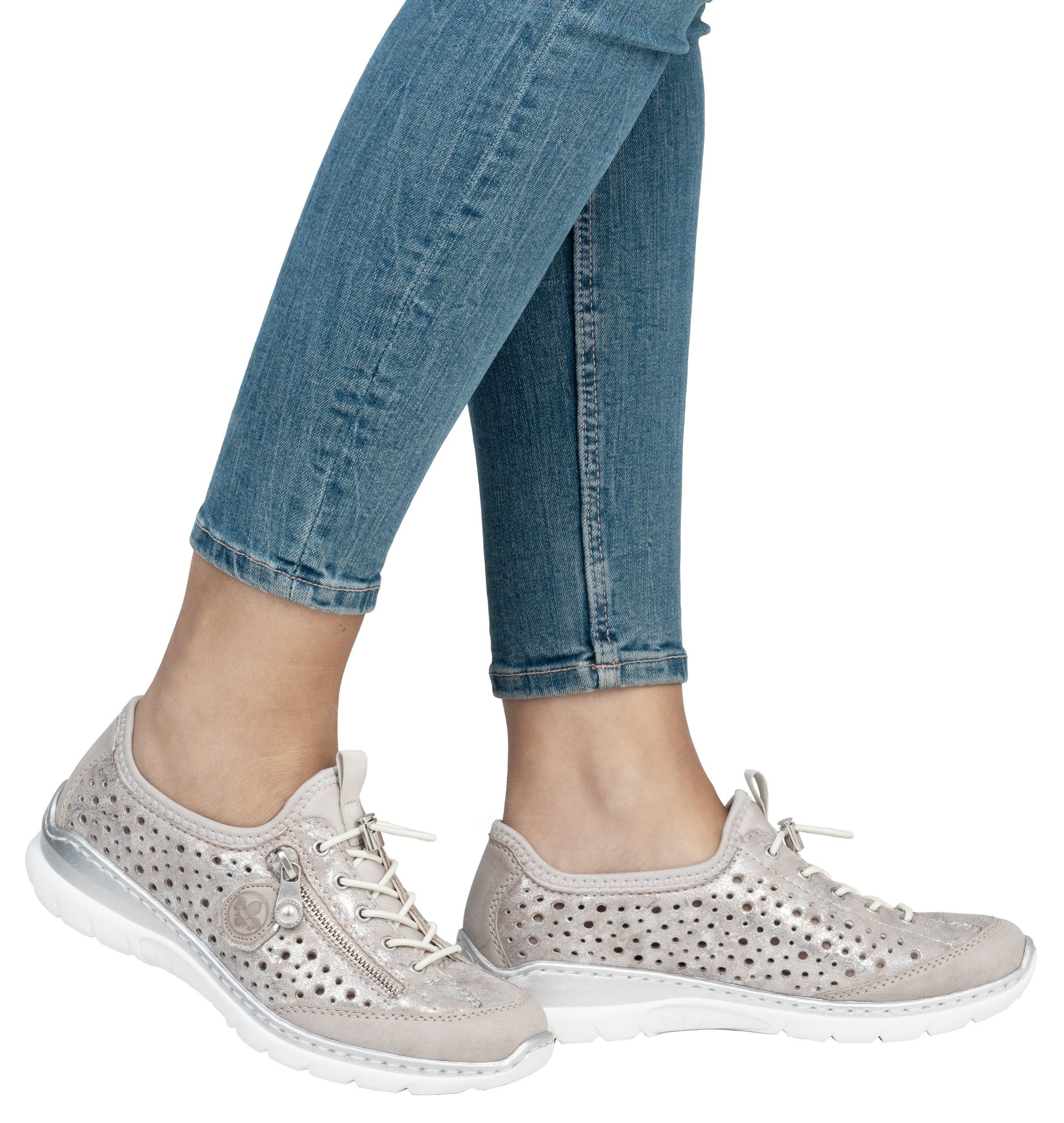 Rieker Slip-On Sneaker, Schlupfschuh, Freizeitschuh, Halbschuh günstig online kaufen