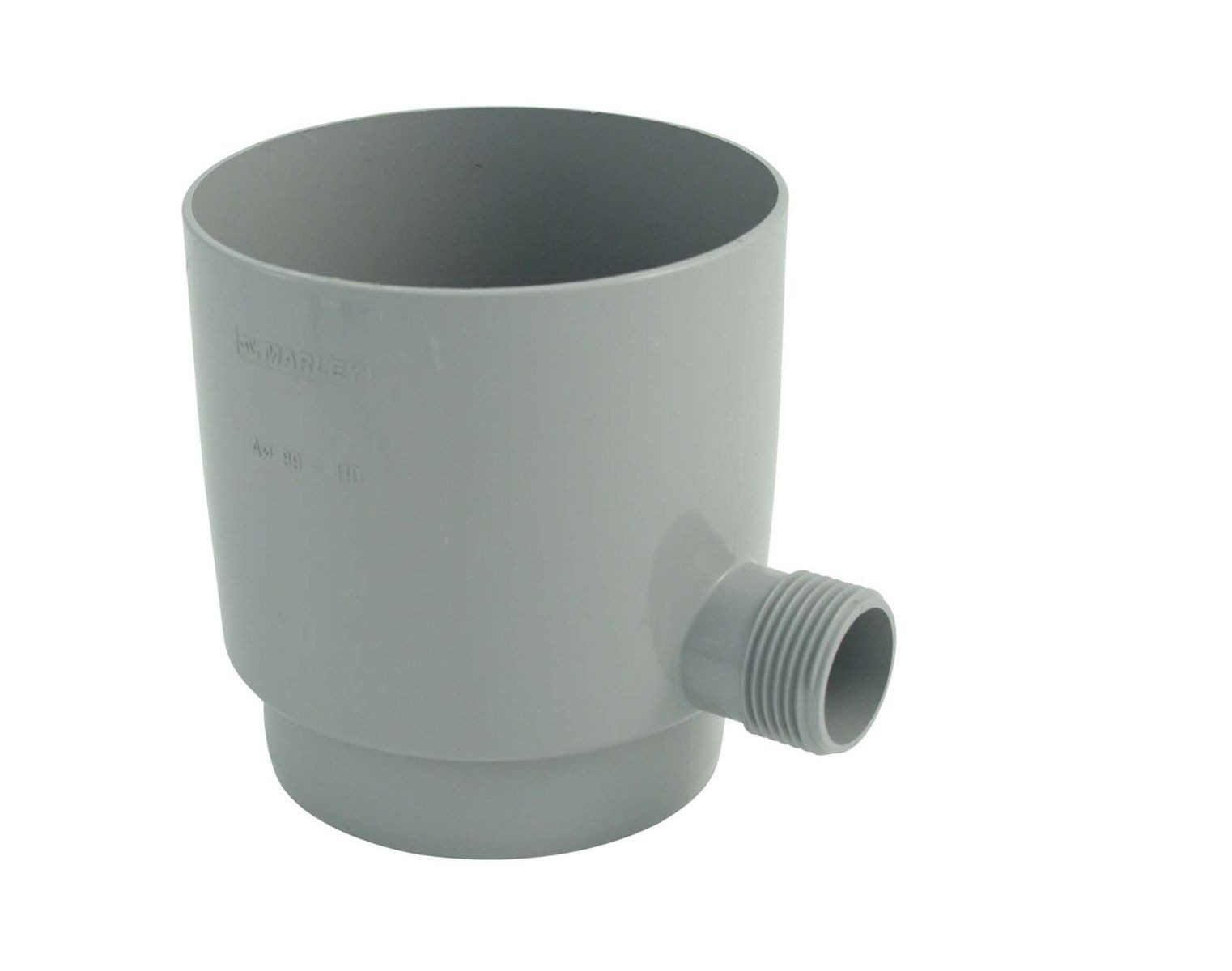 Marley Deutschland GmbH Entwässerungsrinne Regensammler + Überlaufstop DN 75mm grau, 1-St., Hoher Wirkungsgrad >95%