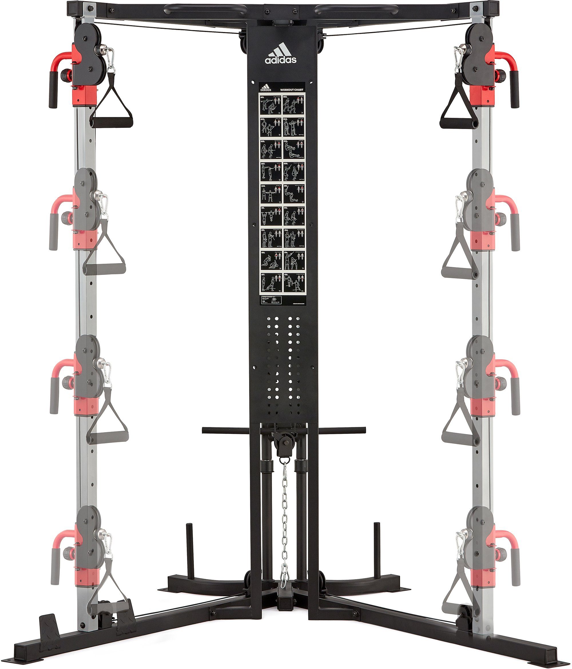Performance SPORTS RIG Kraftstation von ADIDAS - verschiedene Einstellungen