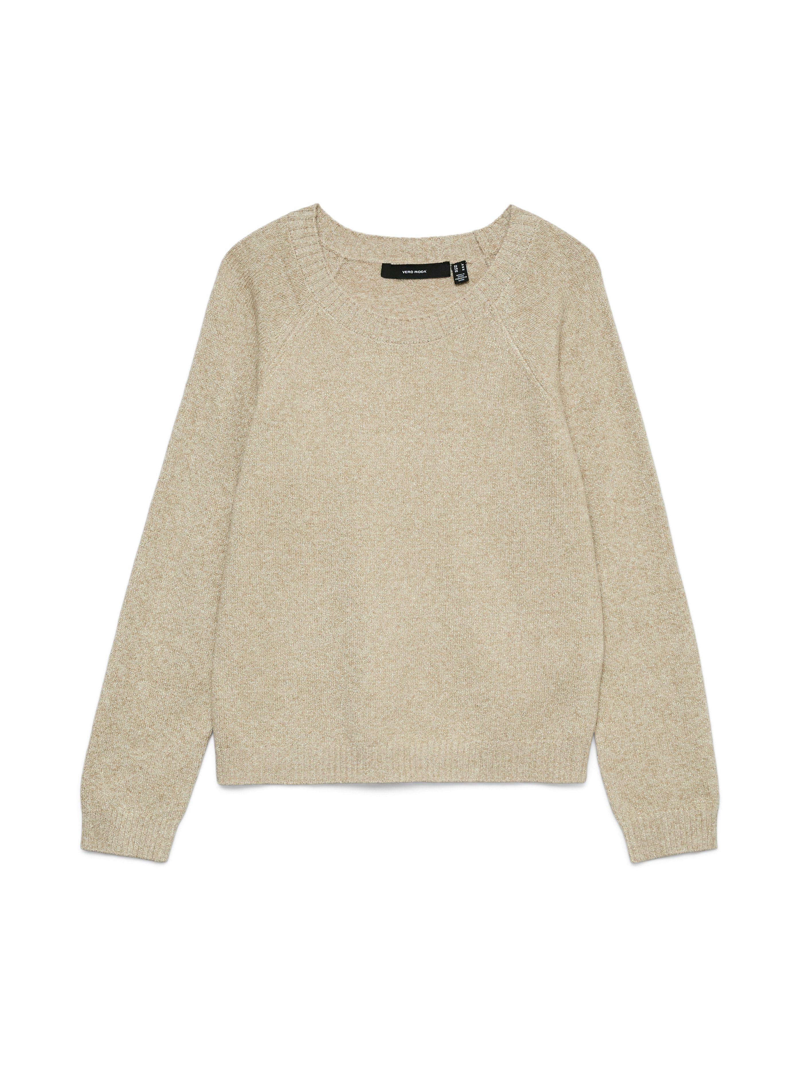 Rundhalspullover VMDOFFYSHINE LS O-NECK BLOUSE REP NOOS