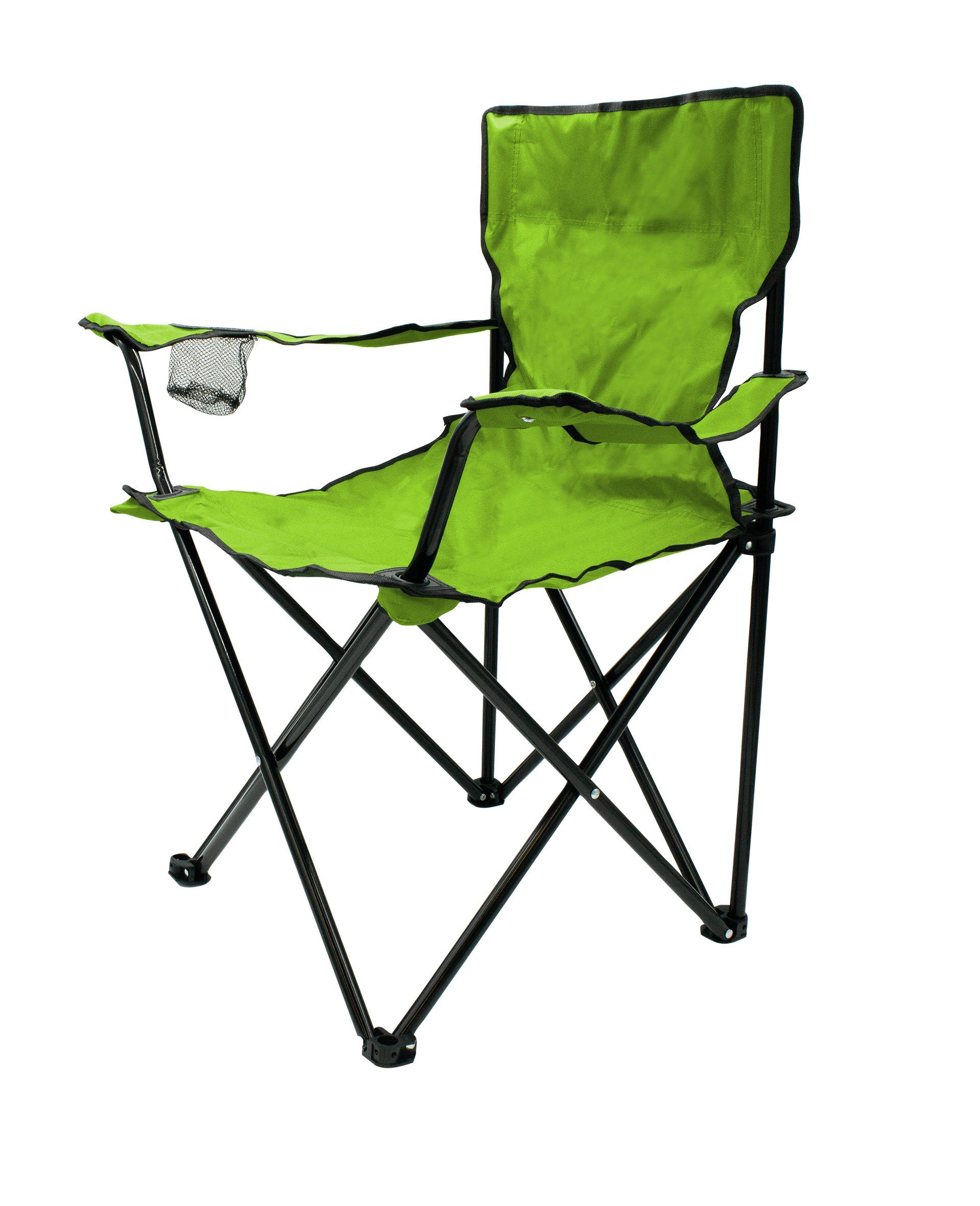 Spetebo Campingstuhl Campingstuhl mit Getränkehalter - günstig online kaufen
