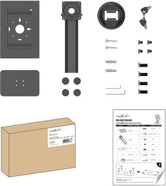 PureMounts PureMounts PDS-5910 Standfuß mit abschließbarem Stahlgehäuse für Table Tablet-Ständer