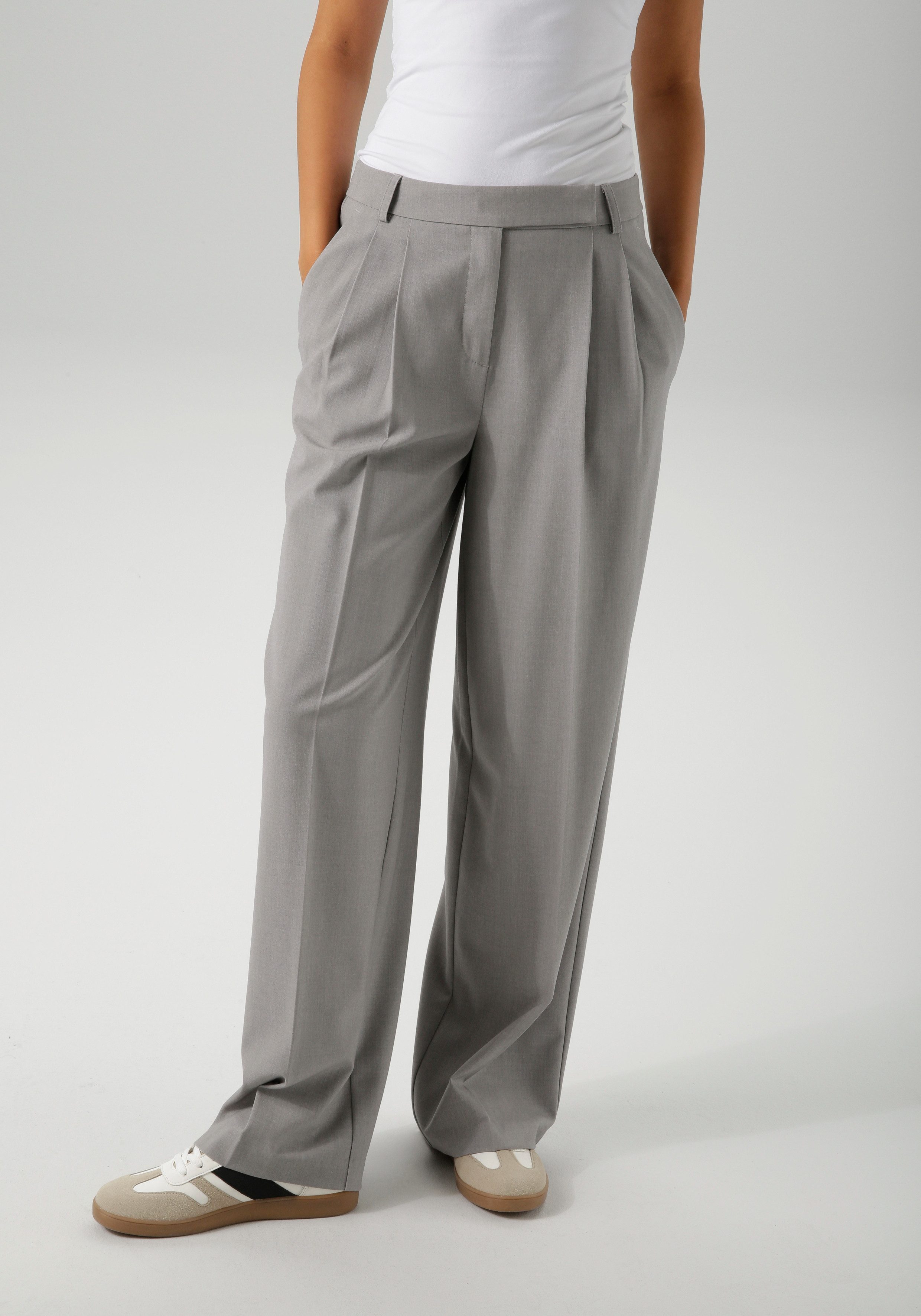 Aniston CASUAL Anzughose mit Bundfalten - günstig online kaufen