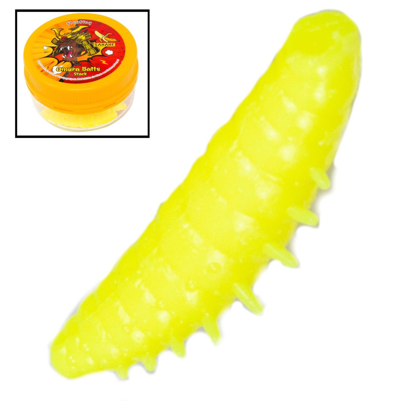Kunstköder FTM Omura Baits Okto Banane - Gummimaden