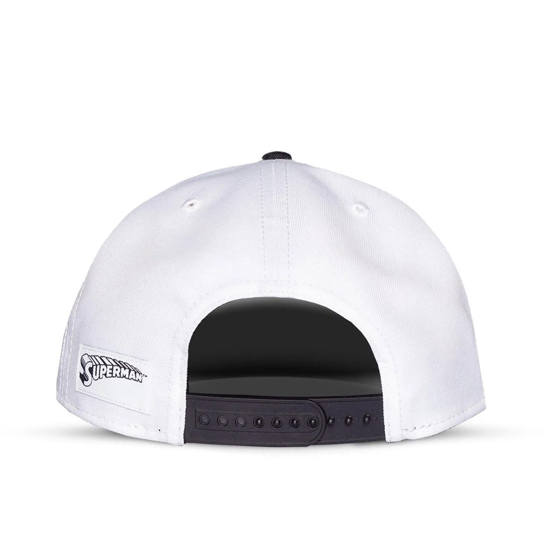 Superman Baseball Cap White Graffiti Logo