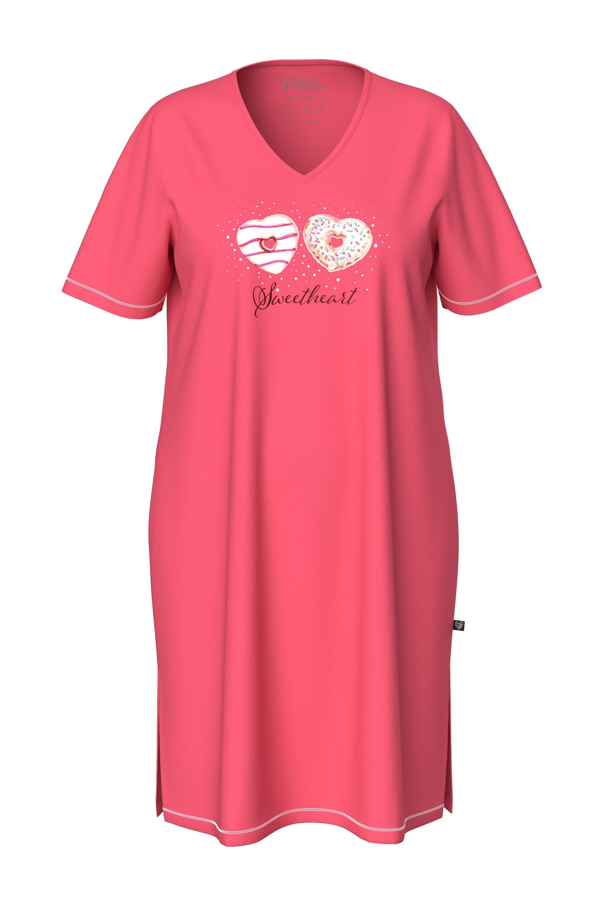 Ulla Popken Bigshirt Bigshirt platzierter Druck günstig online kaufen