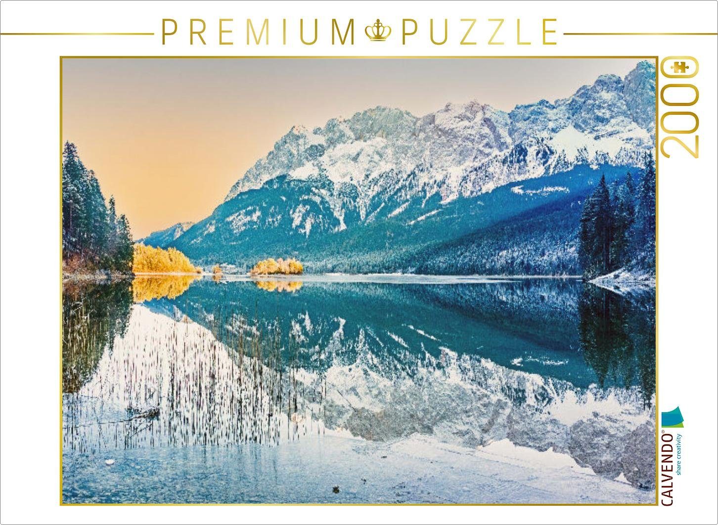 CALVENDO Puzzle CALVENDO Puzzle Eibsee, Deutschland 2000 Teile Lege-Größe 90 x 67 cm Foto-Puzzle Bild von VogtArt, 2000 Puzzleteile