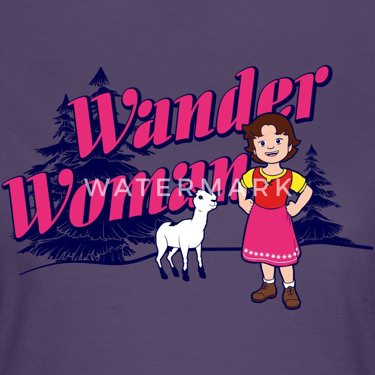 Spreadshirt T-Shirt Heidi Wander Woman Frauen günstig online kaufen