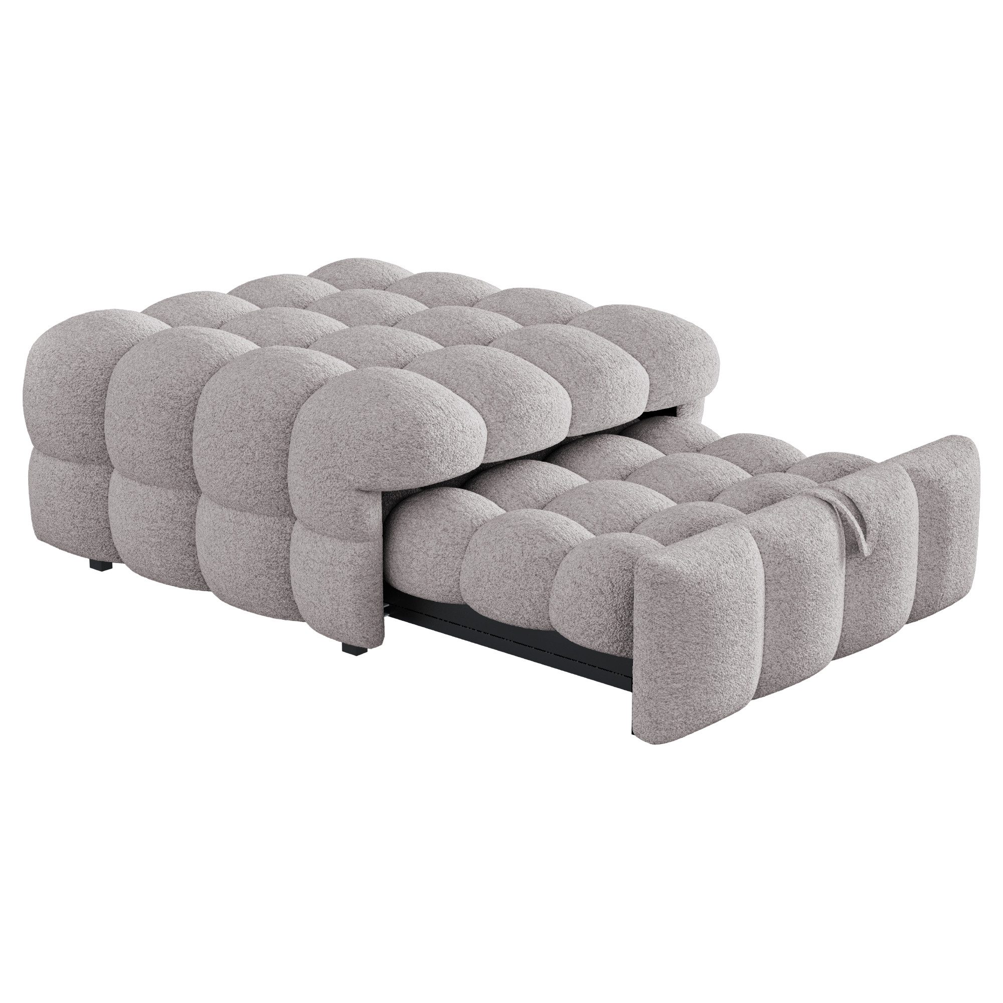KLAM HOME Schlafsofa Polsterbett, Einzelbett, Puffy-Bett, günstig online kaufen