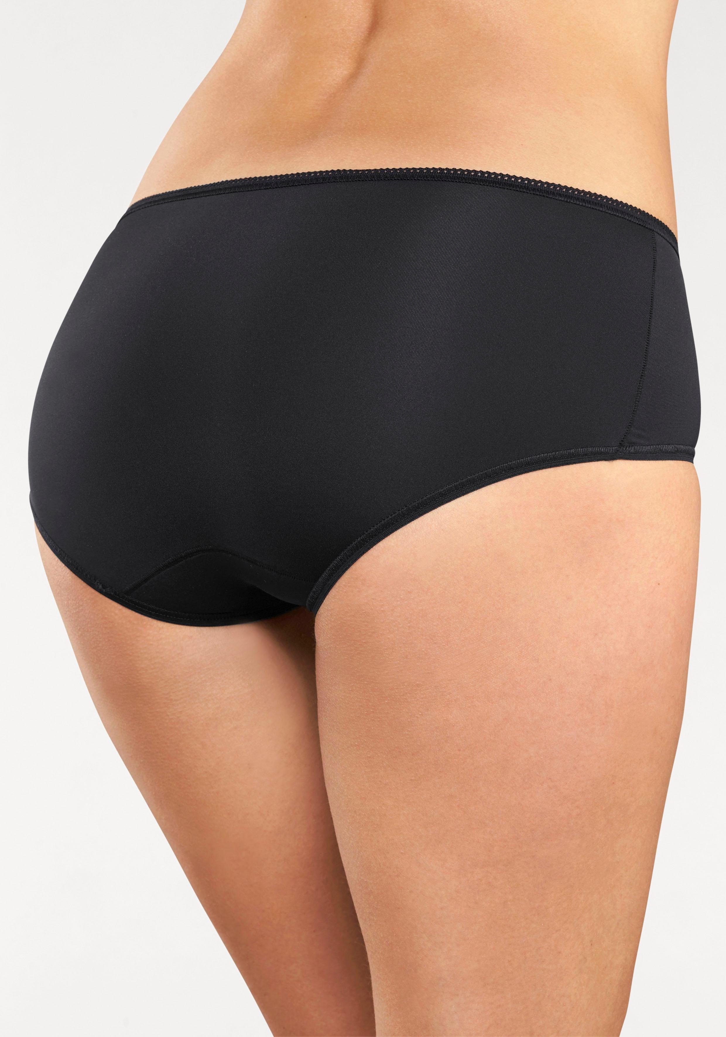 Sloggi Hüftslip (Packung, 3-St) aus weicher schwarz Microfaser