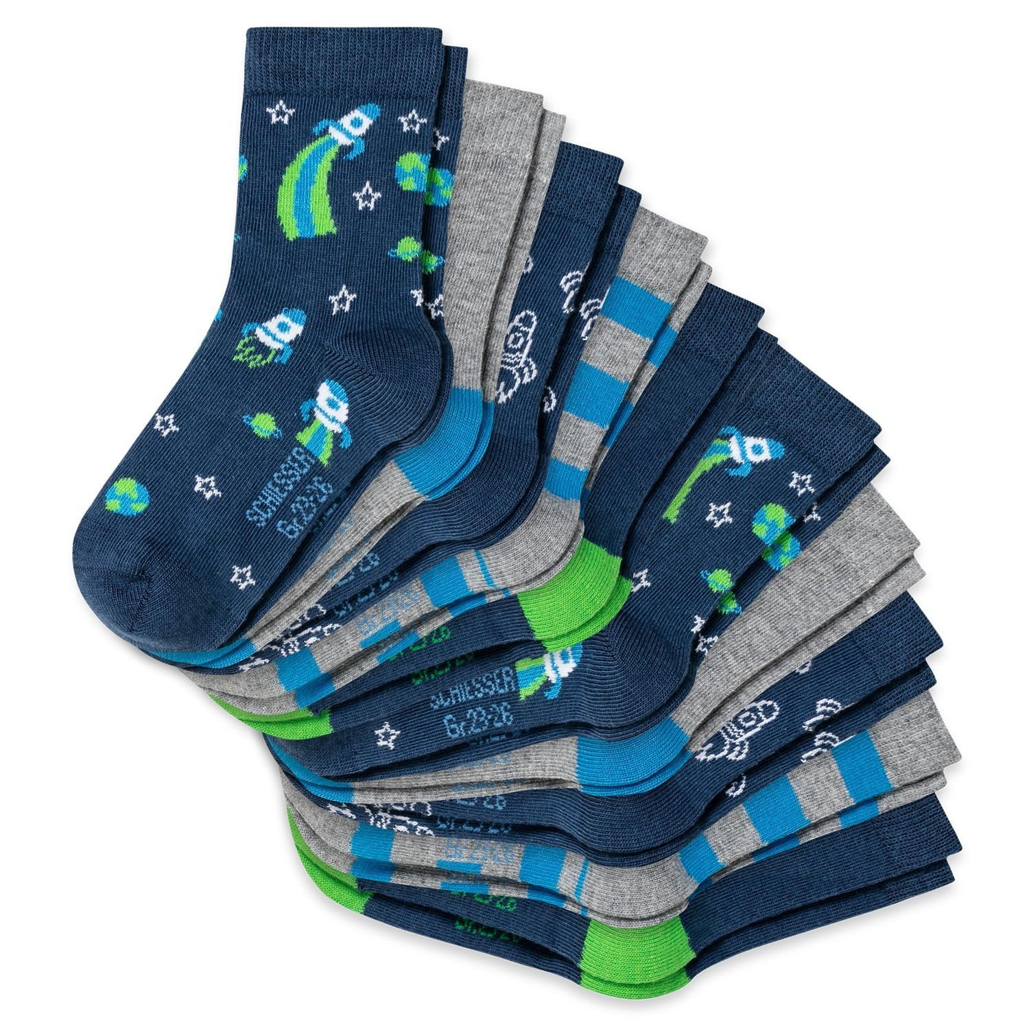 Schiesser Socken (10-Paar) Kinder, Mädchen, Jungen, langlebig, verstärkte  Belastungszonen, weich und angenehm (10 Paar) online kaufen | OTTO