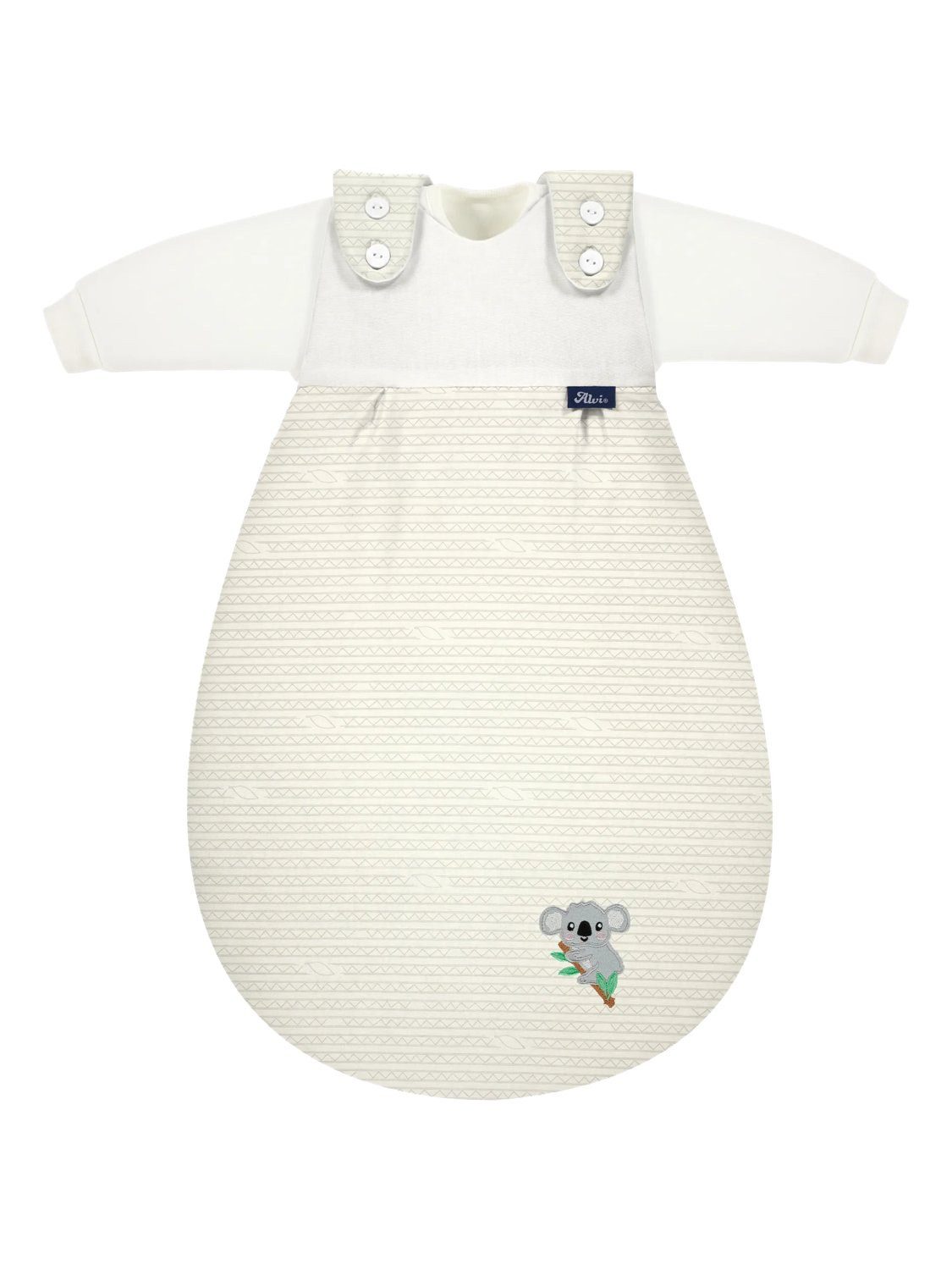 Alvi® Babyschlafsack Baby-Mäxchen 3-teilig Bio-Baumwolle (3 tlg., 1x Außensack, 2x Innensack), TOG Wert: 2.5