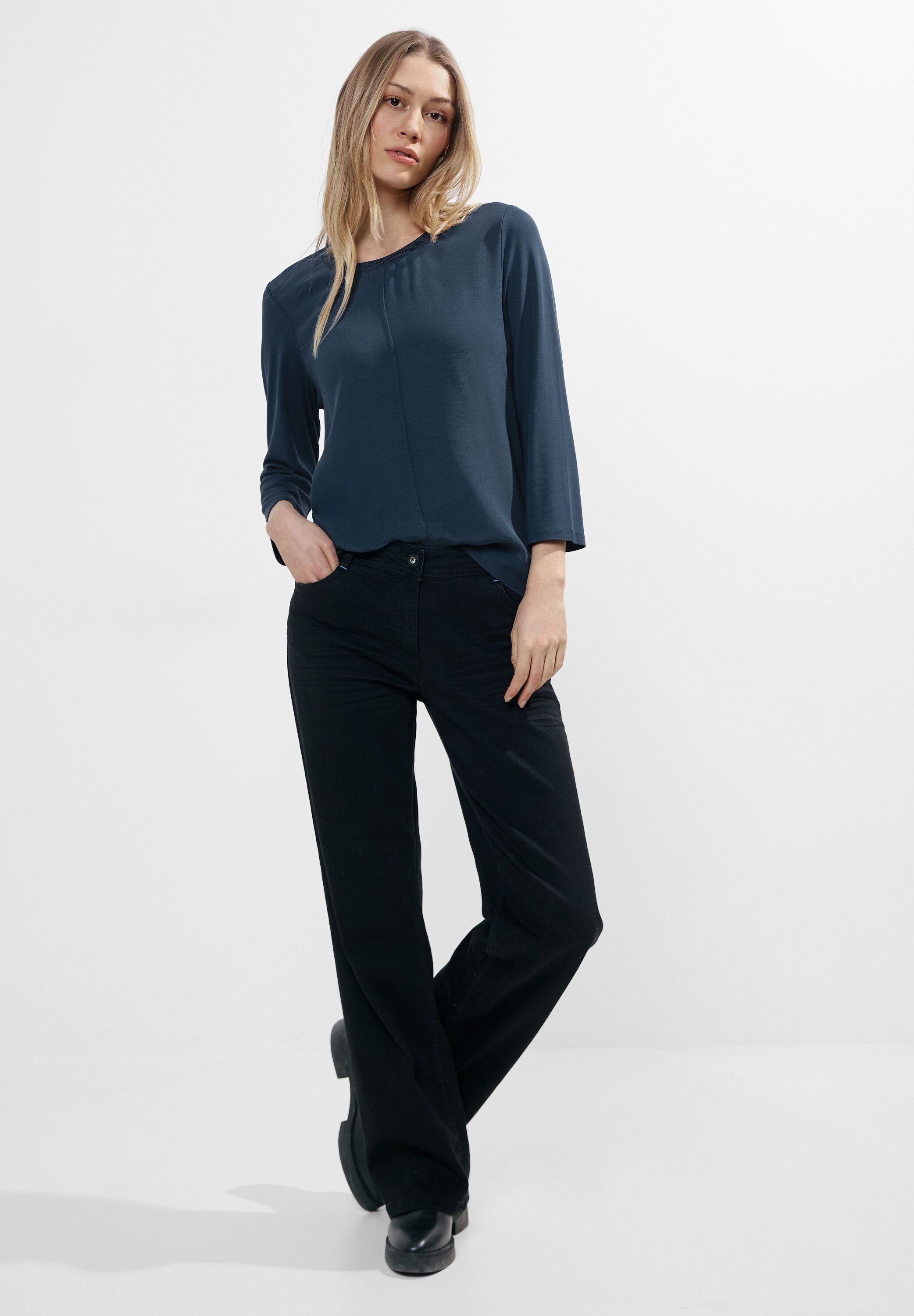CECIL 3/4-Arm-Shirt mit 3/4 Ärmeln