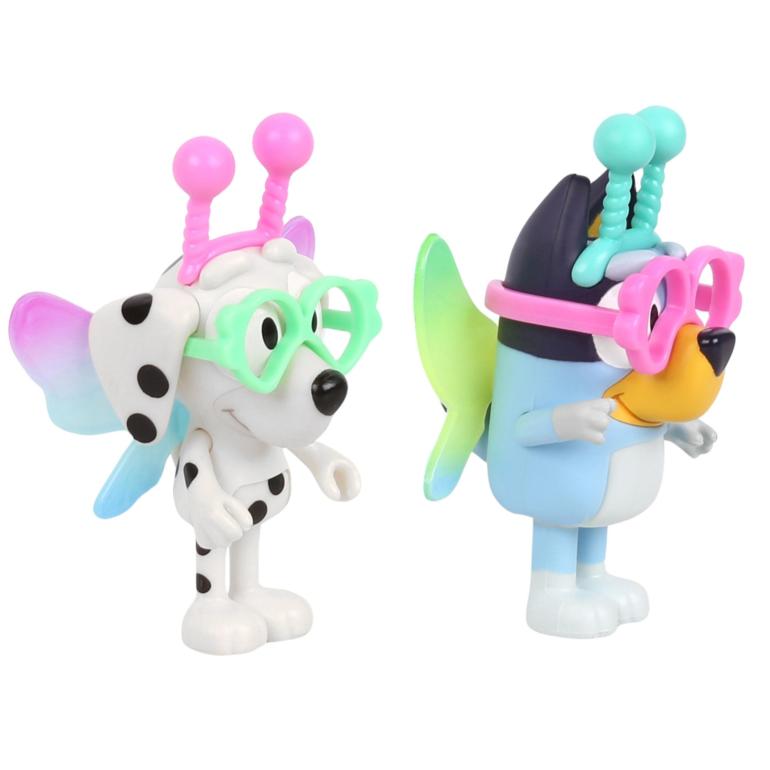 Bluey Spielfigur Bluey Figurensatz, Bluey Chloe Aliens, Kinderfiguren 3+