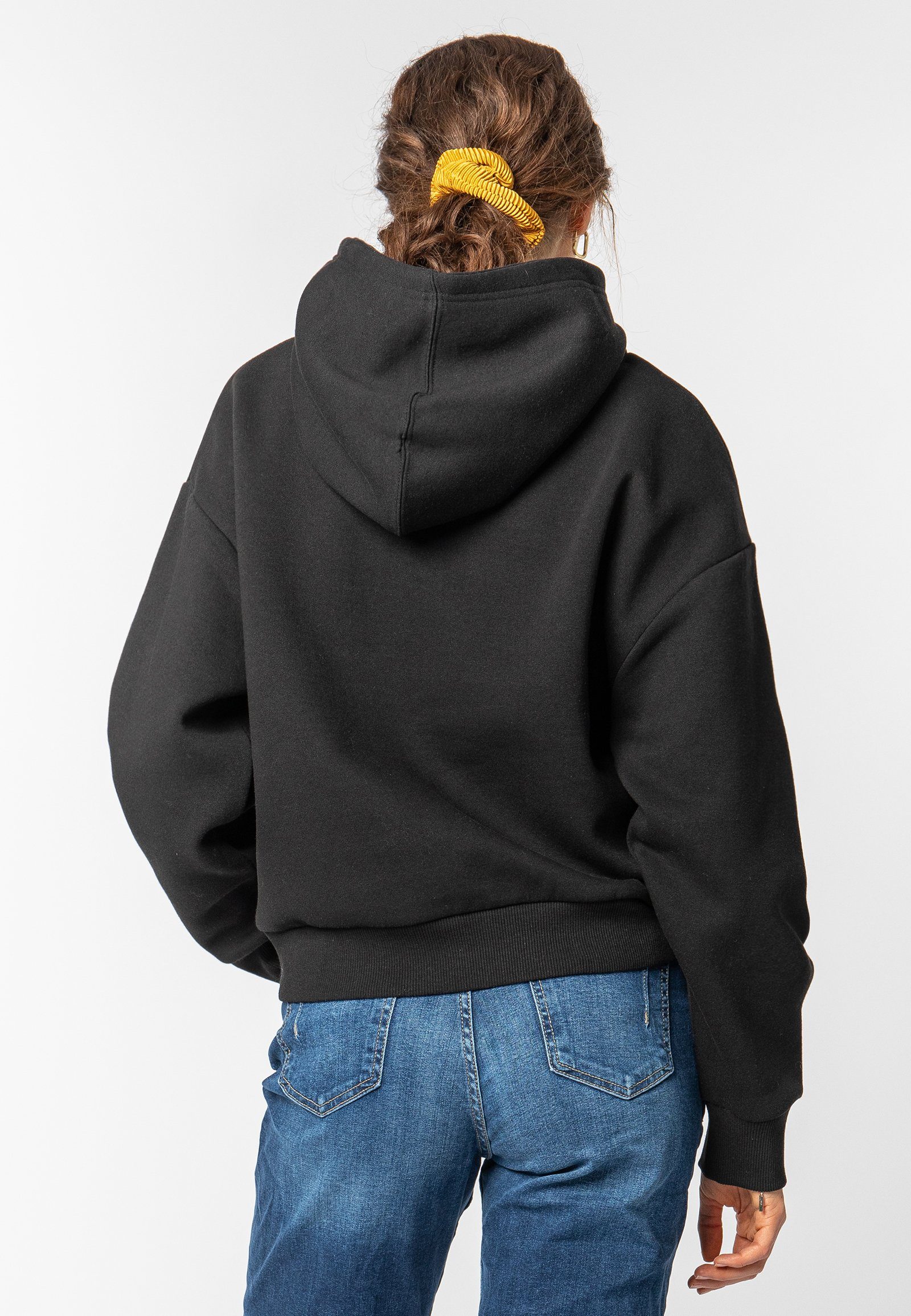 SUBLEVEL Kapuzenpullover Hoodie Mini-Print Sweater, Kapuzensweatshirt günstig online kaufen