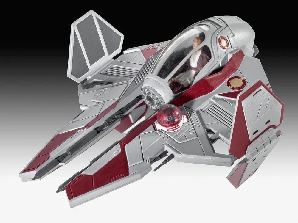 Revell® Modellbausatz Star Wars Starter Kit Modellbausatz Obi-Wan's Starfighter 10 cm