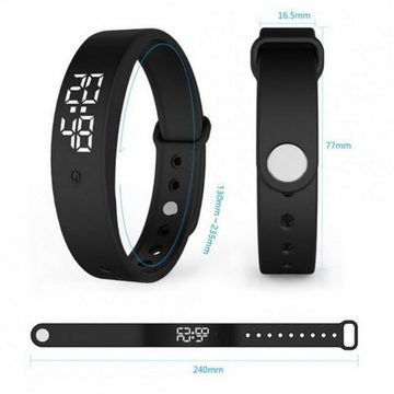 DOPWii Sportuhr Intelligente Armbänder,Überwachung der Körpertemperatur,Wecker Watch, (1-tlg)