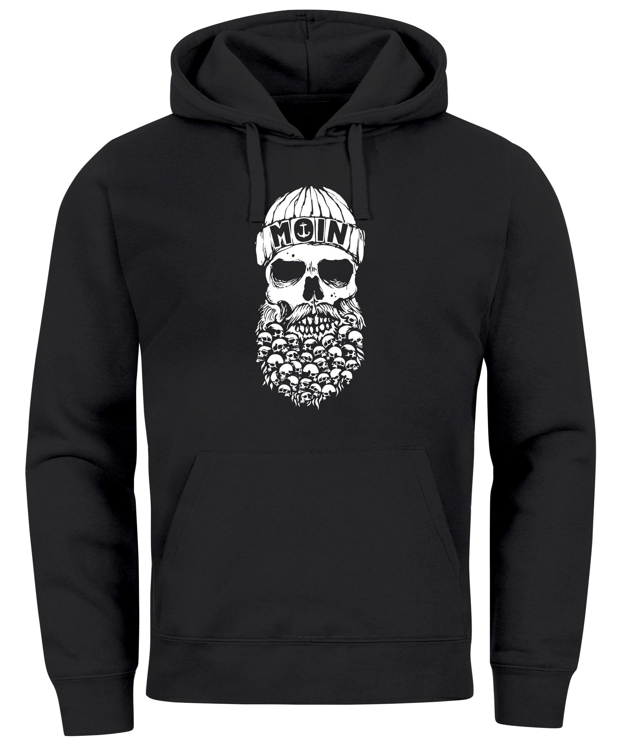 Neverless Hoodie Hoodie Herren Totenkopf Nordisch günstig online kaufen