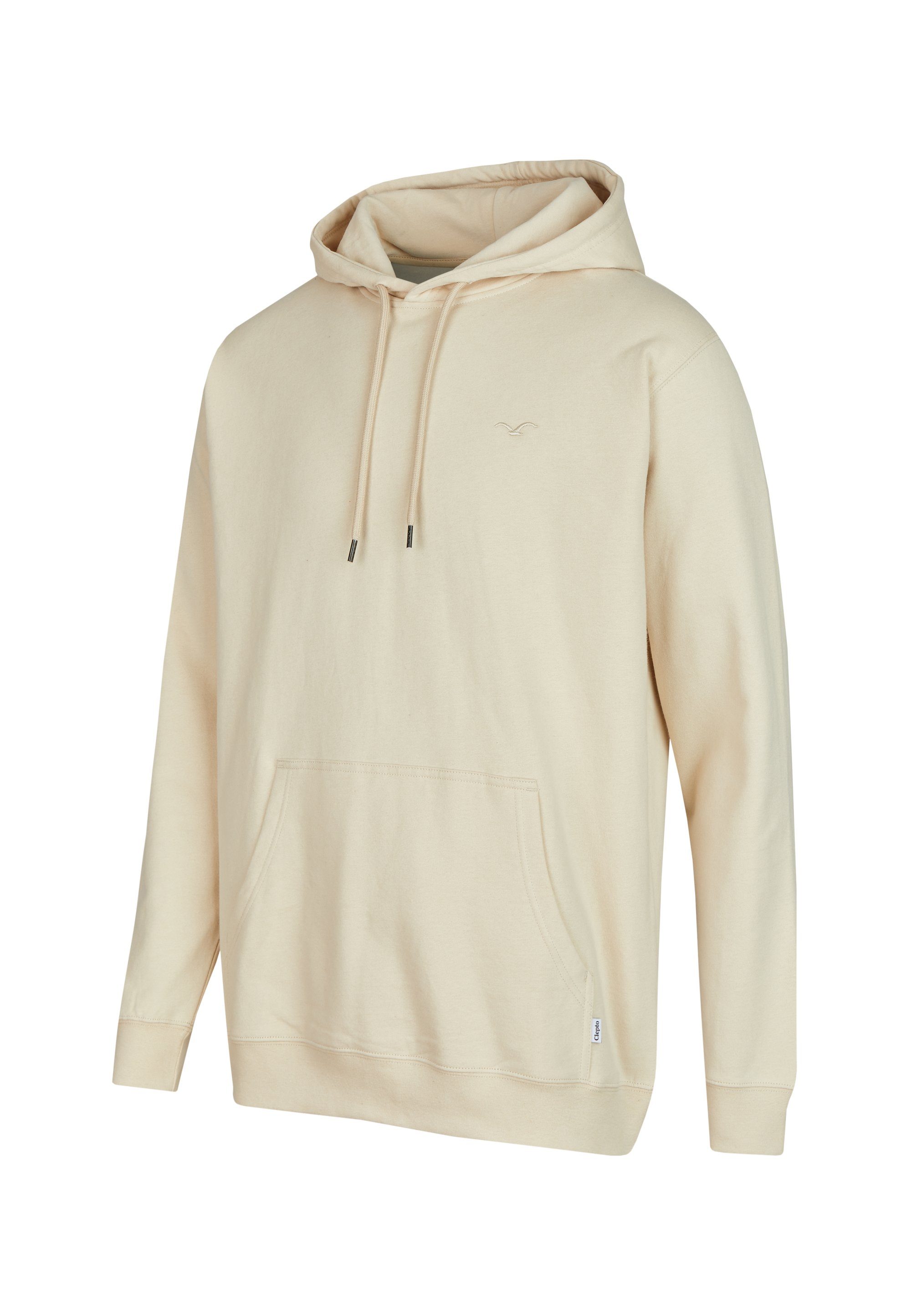 Kapuzensweatshirt braun-braun mit Cleptomanicx Schnitt Ligull lockerem