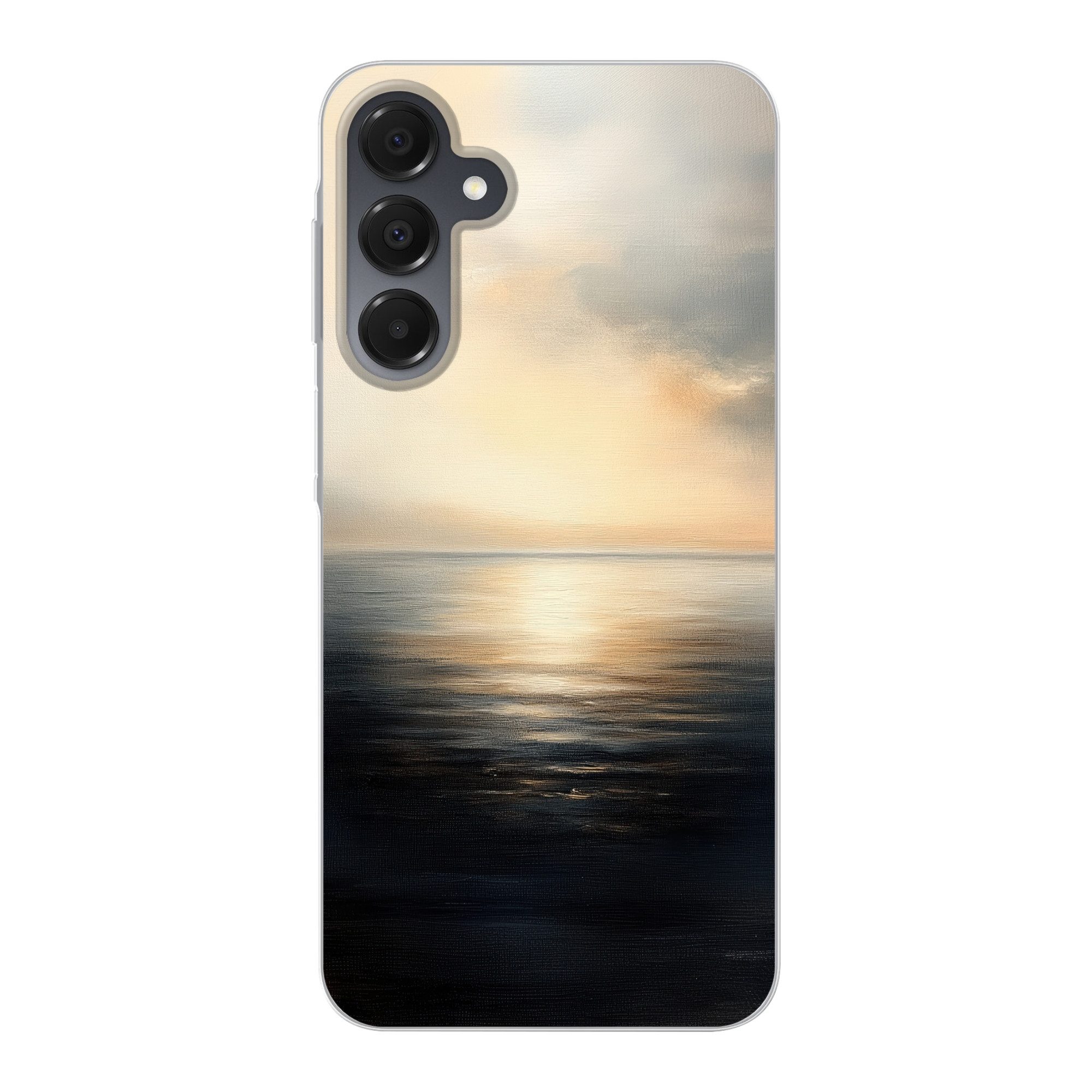 MuchoWow Handyhülle für Samsung Galaxy A16 5G Sonne - Horizont - Meer, Phone Case, Silikon, Schutzhülle Dünn
