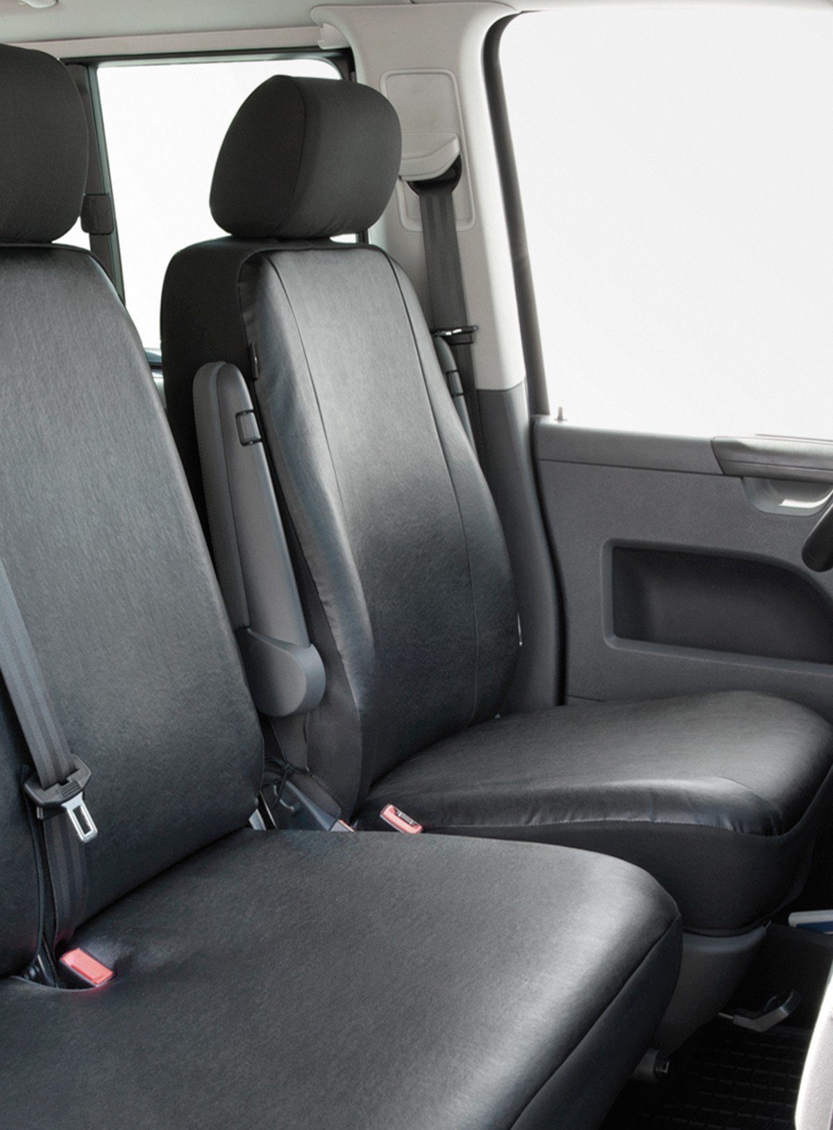 WALSER Autositzbezug Passform Sitzbezüge für VW T5 Sitzbezug