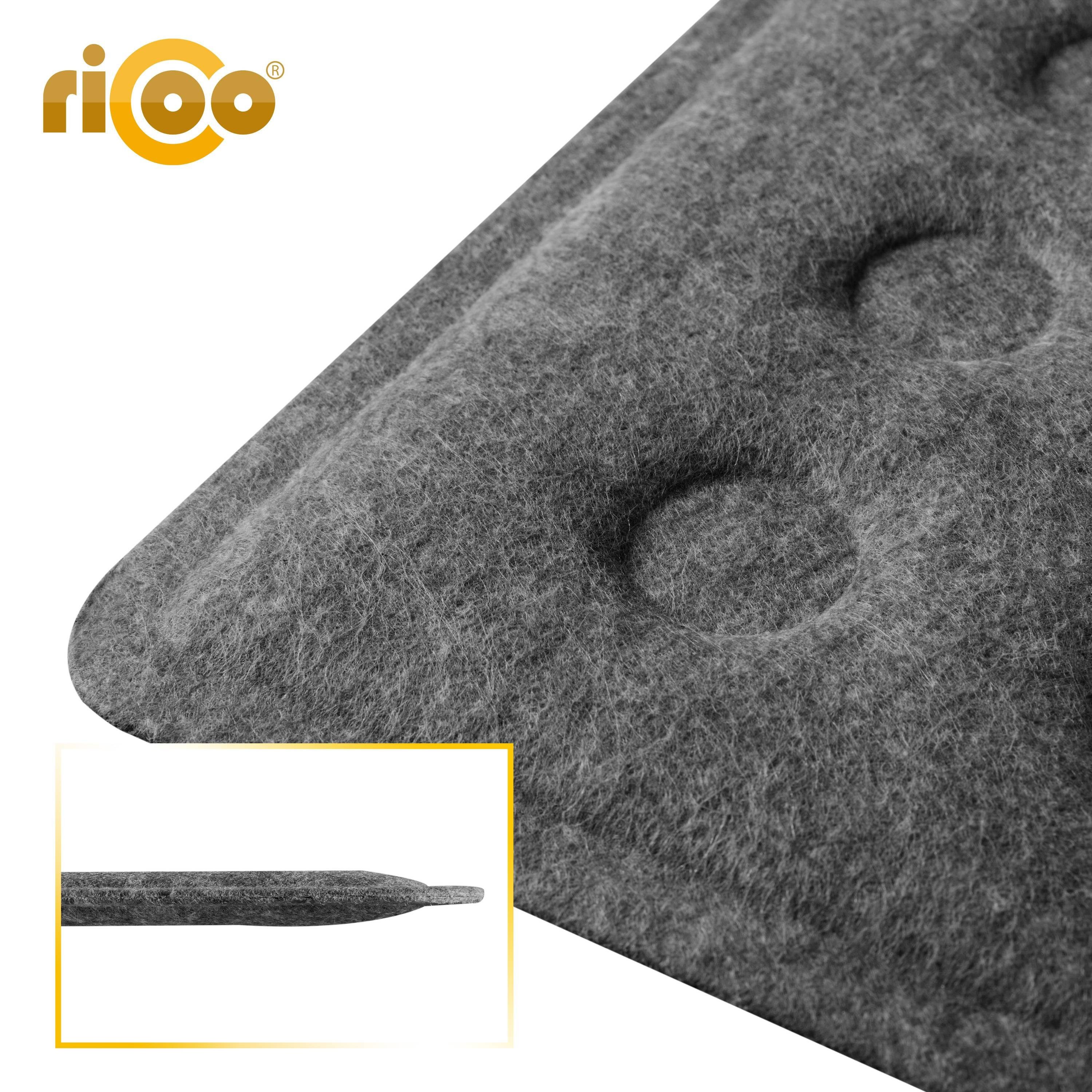 RICOO Schutzwand SAP0930-G, Sichtschutz Schreibtisch Büro Akustik Trennwand Schallschutz Paneel