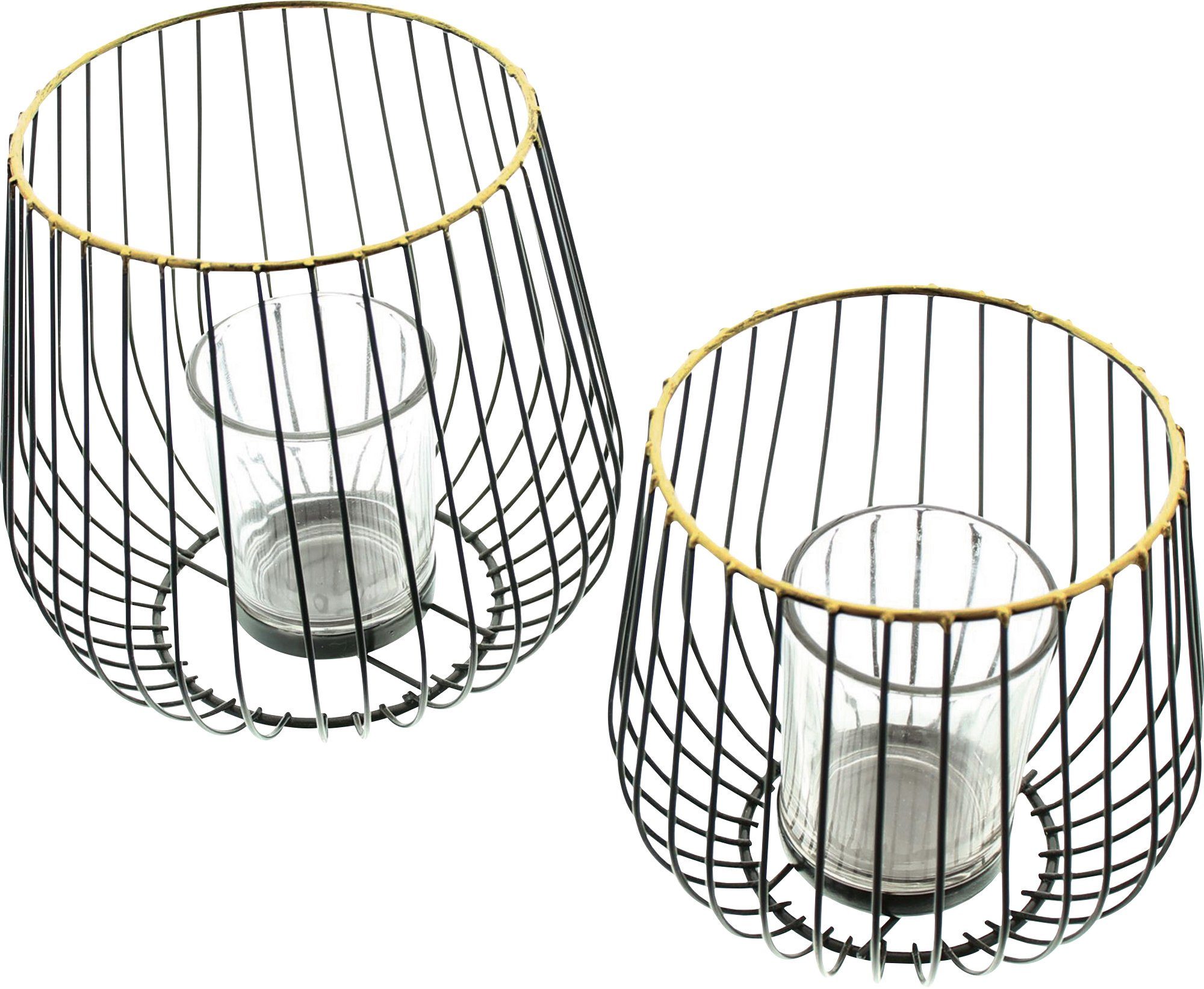 Kerzenhalter Windlicht 2er-Set