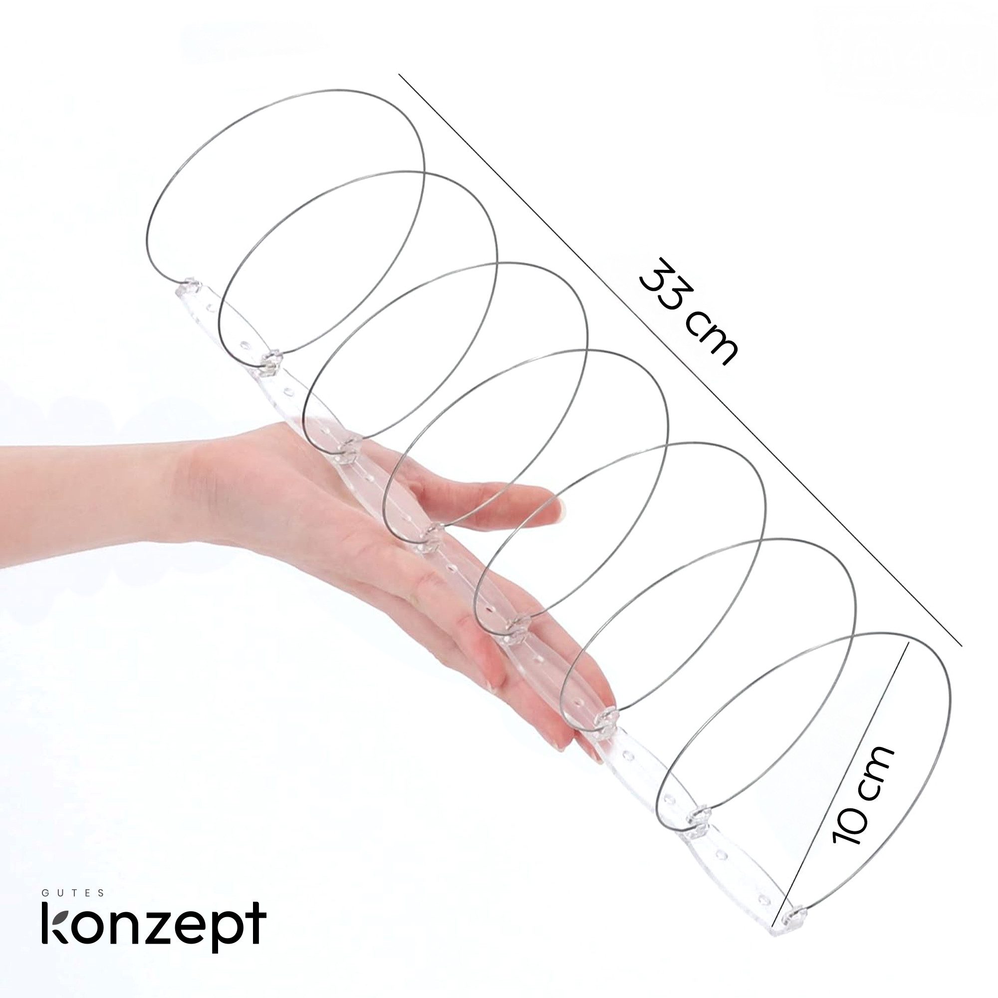 KONZEPT Taubenspikes Taubenabwehr 33 cm – Edelstahlspirale – Einfache Montage, 3-St., Spirale selbst ist 10 cm breit und sorgt für eine lückenlose Barriere – Bild 3 von 5