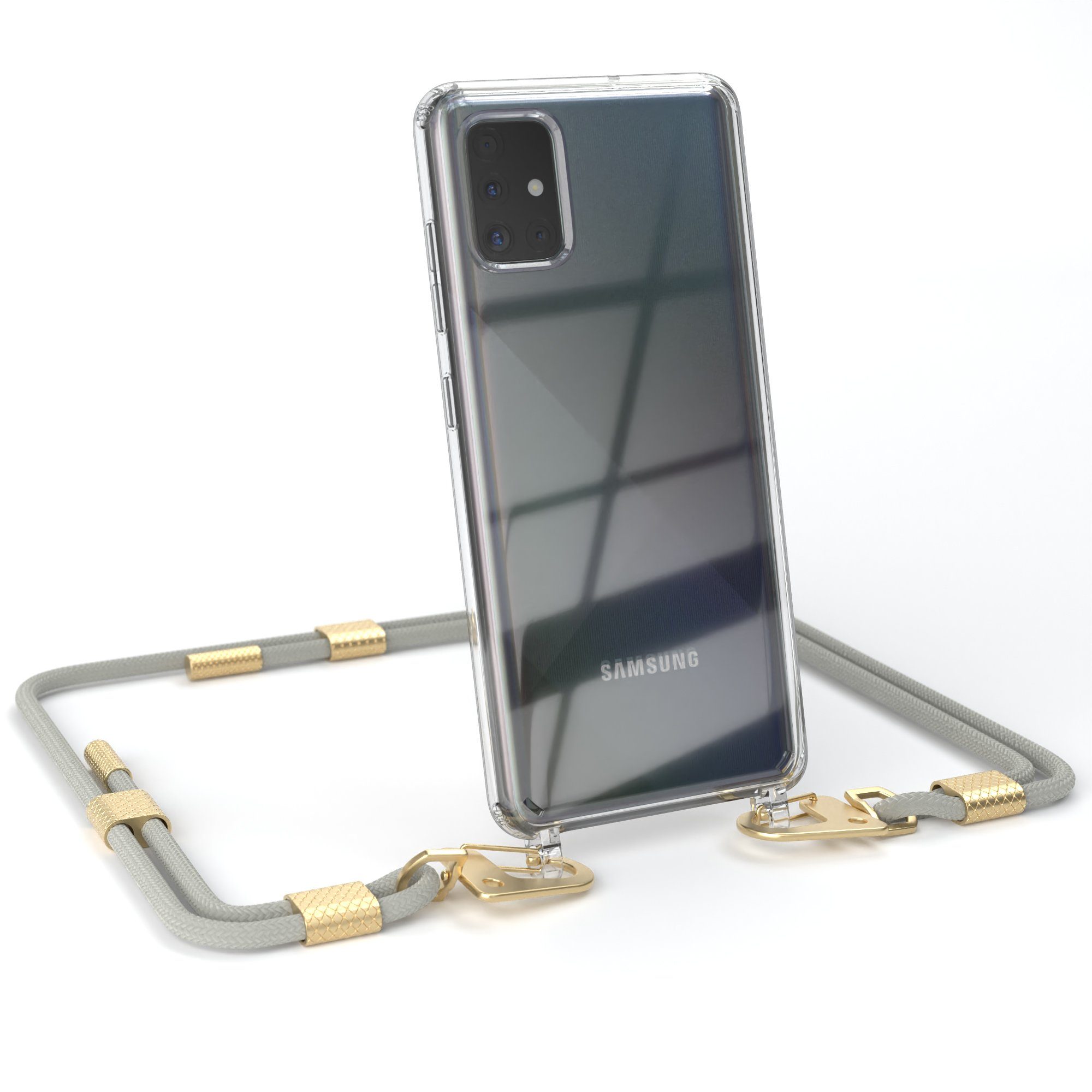 Silikon Hülle für Samsung Galaxy A51 Schutzhülle Matt Schwarz
