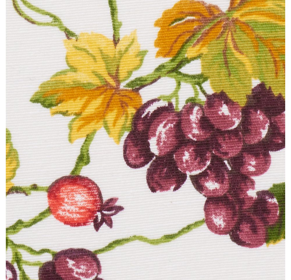 Thumbnail - VBS Stoff Obst und Blätter, 140cm breit, Meterware