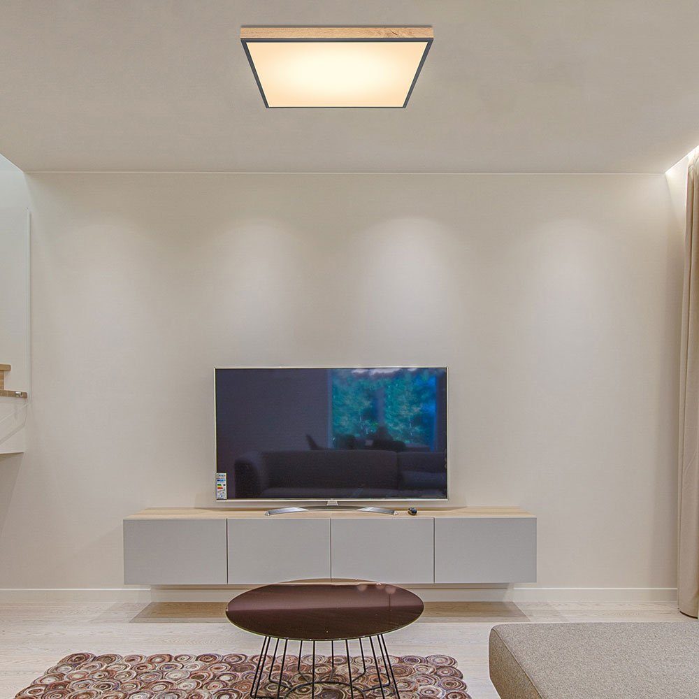 Globo LED Deckenleuchte Deckenleuchte, verbaut, Warmweiß, LED-Leuchtmittel fest Küche Wohnzimmerleuchte Designleuchte Deckenlampe