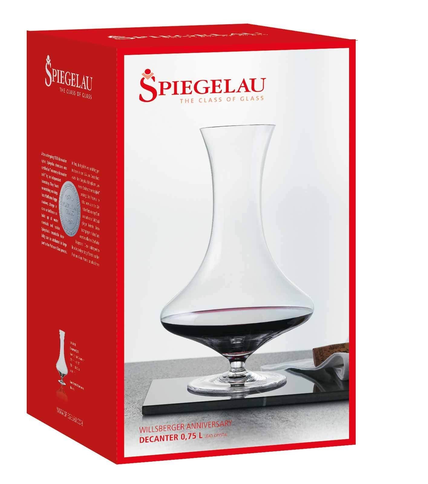 SPIEGELAU Dekanter Willsberger Anniversary Dekanter mit Standfuß, (1x Dekanter, 1-tlg)