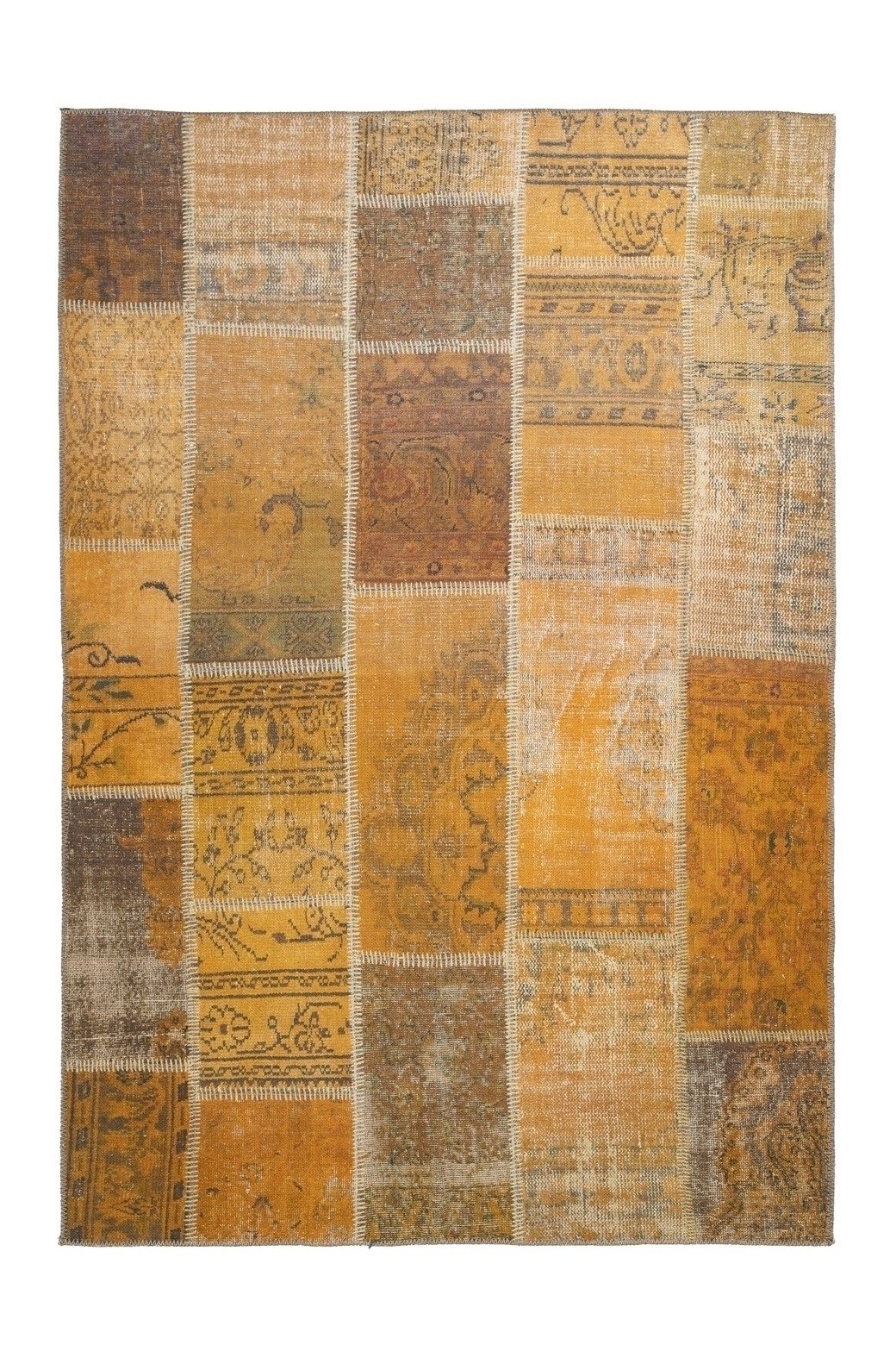 Kayoom Teppich in Gold, 100% Polyester - 330x230cm (LxB)