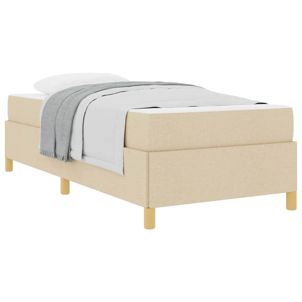 vidaXL Bett Boxspringbett mit Matratze Weiß günstig online kaufen