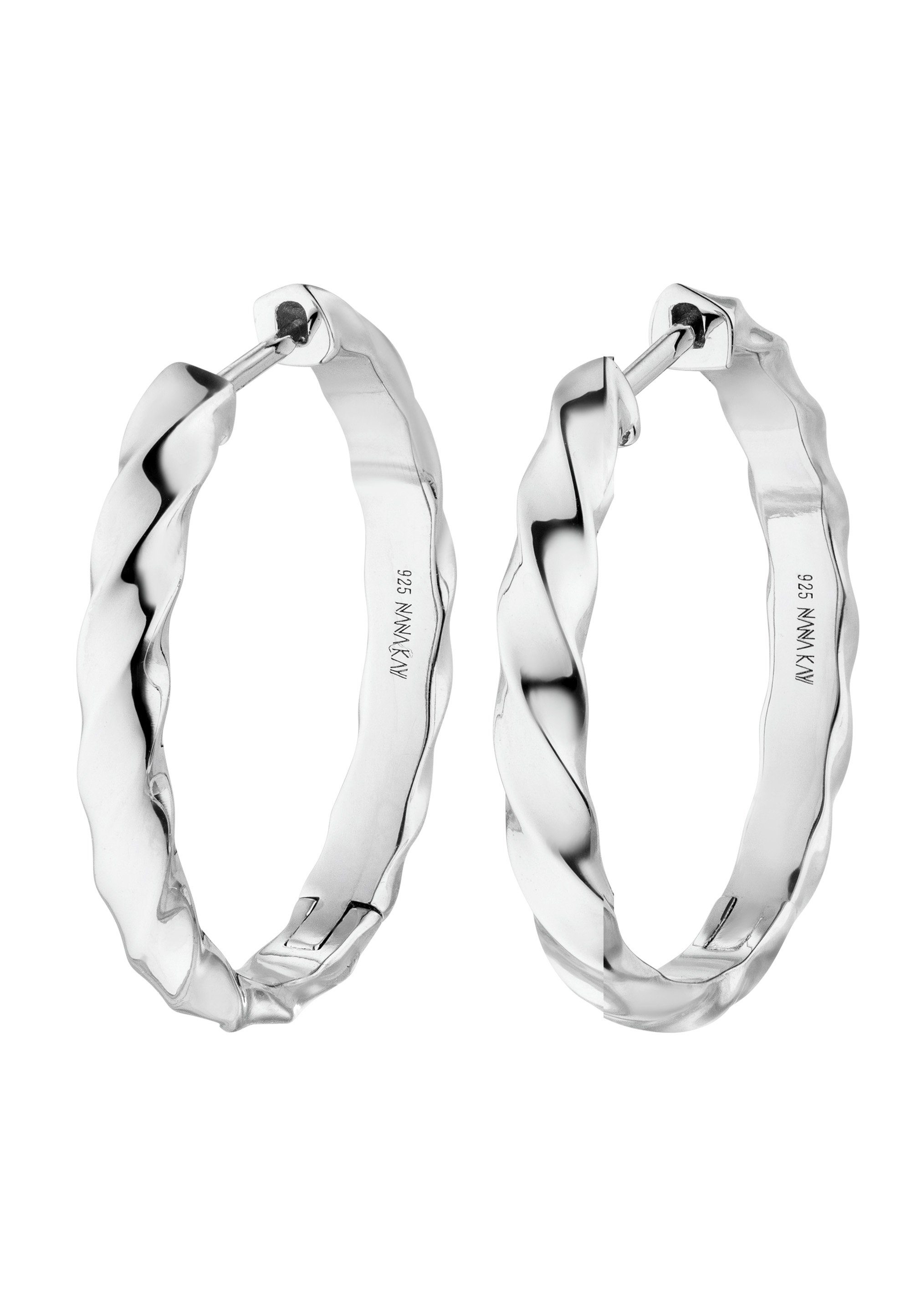 NANA KAY Paar Серьги-кольца Solid Flair, in gedrehtem Design