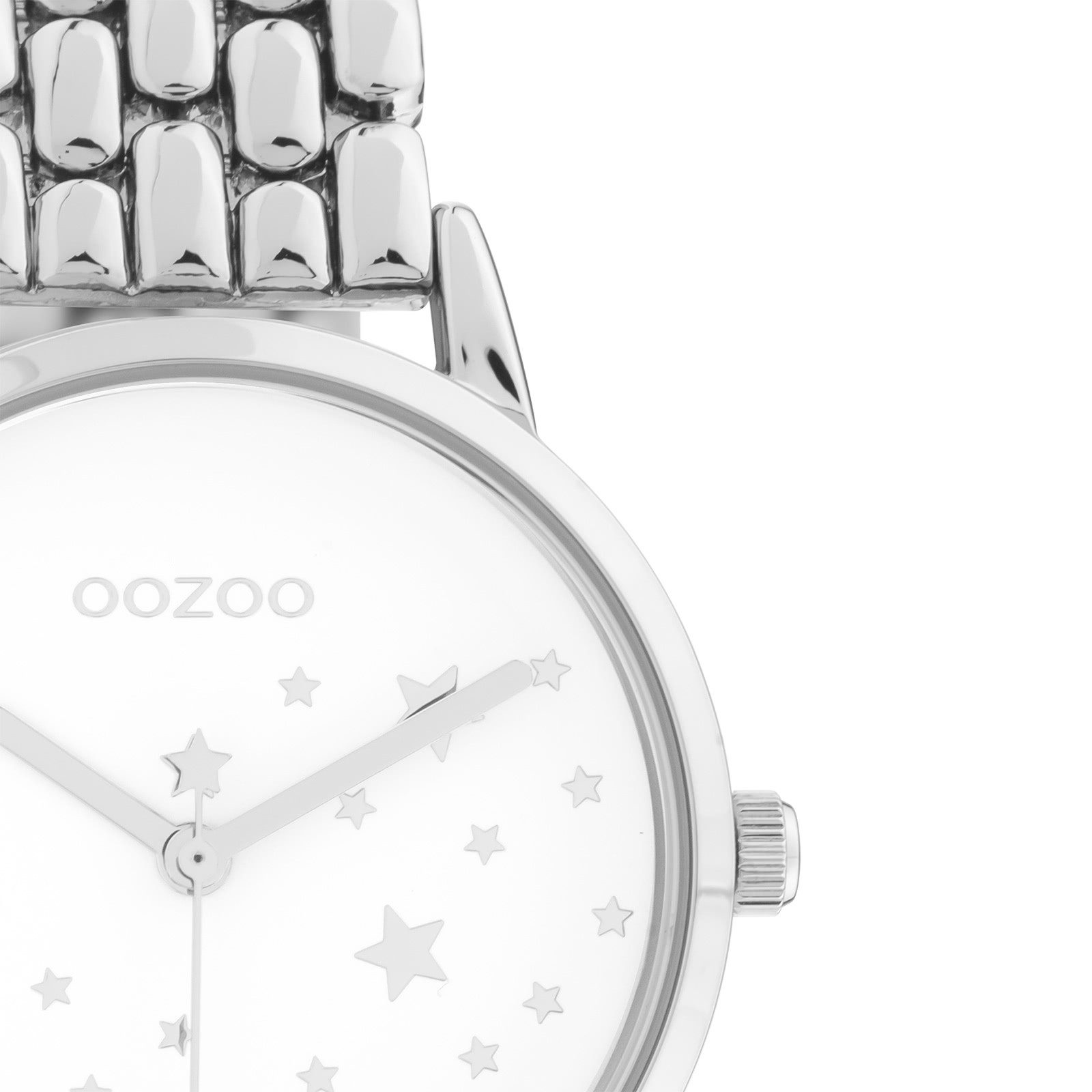 OOZOO Quarzuhr Oozoo Damen Armbanduhr Timepieces, (Analoguhr), Damenuhr rund, mittel (ca. 34mm) Edelstahlarmband, Elegant-Style