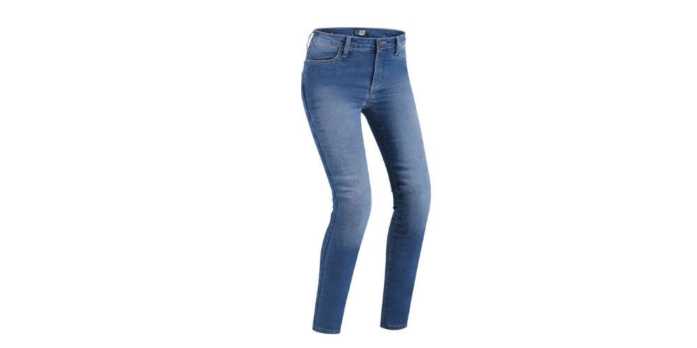 PMJ Motorradhose Skinny Damen Motorradjeans Knieprotektoren enthalten