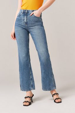 Next Schlagjeans Jeans mit ausgestelltem Bein und Schlitzdetails (1-tlg)